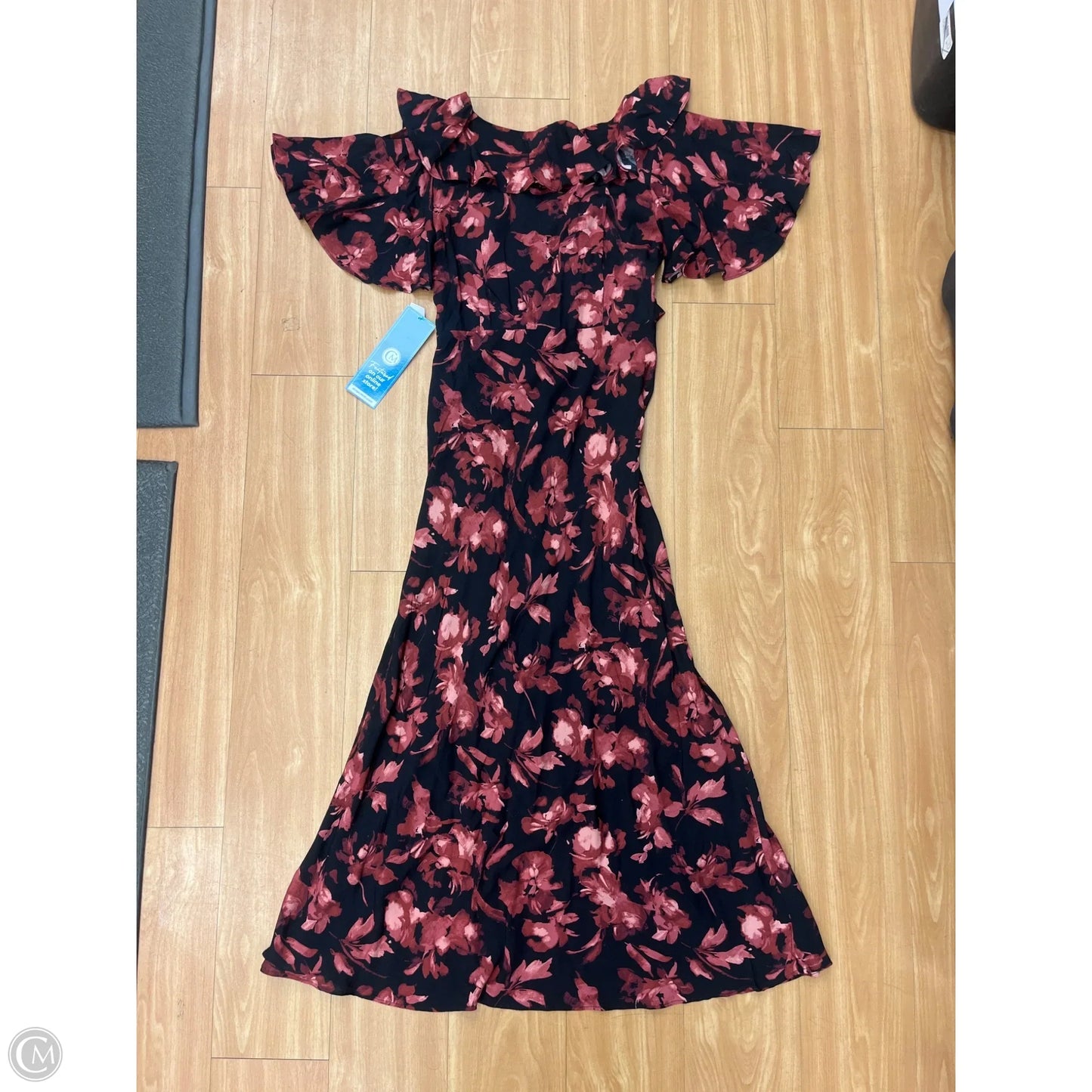 Dress Casual Maxi By A New Day In Black & Red, Size: S