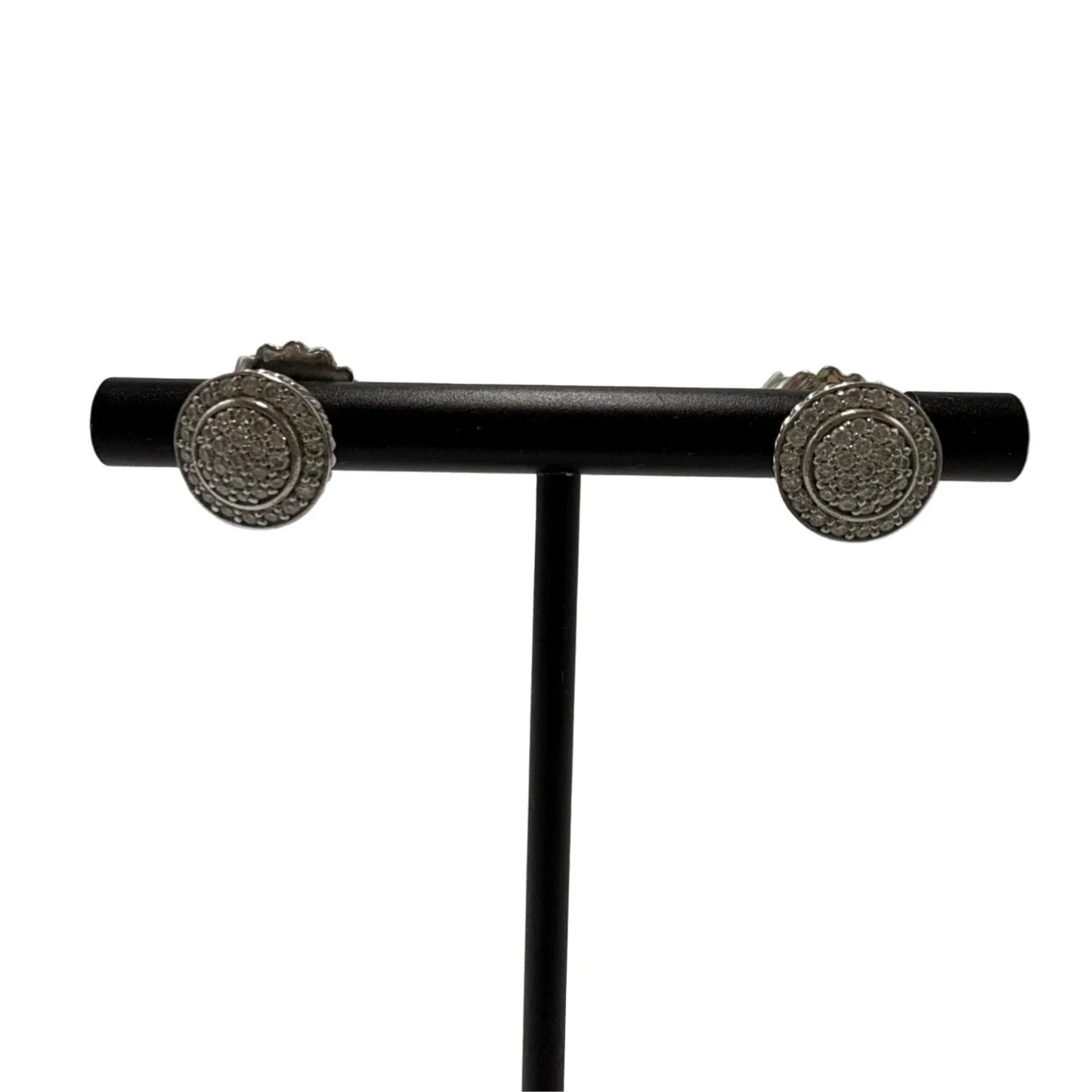 David Yurman Petite Albion Pave Diamond Stud Luxury Earrings