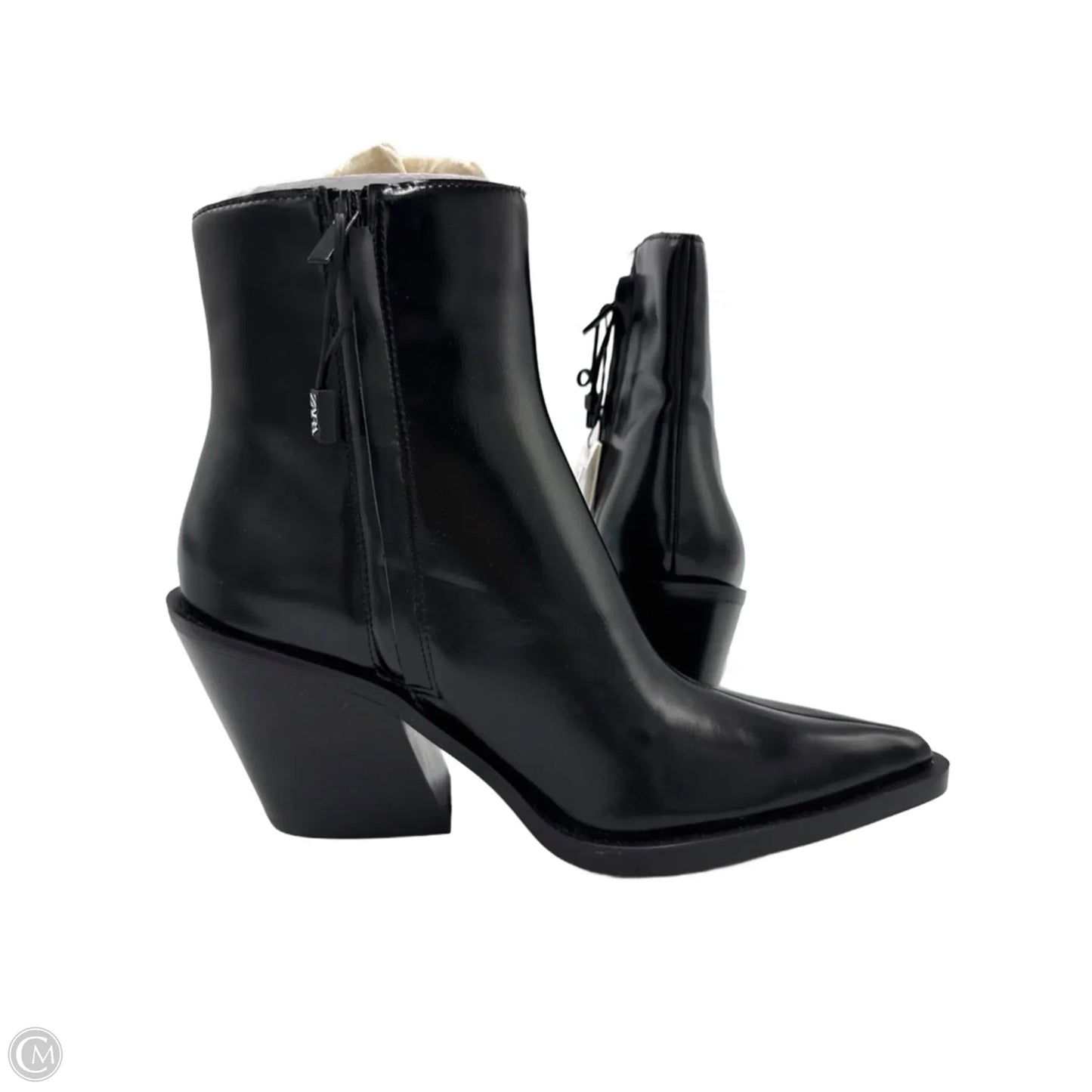 New! Boots Ankle Heels By Zara In Black, Size: 10