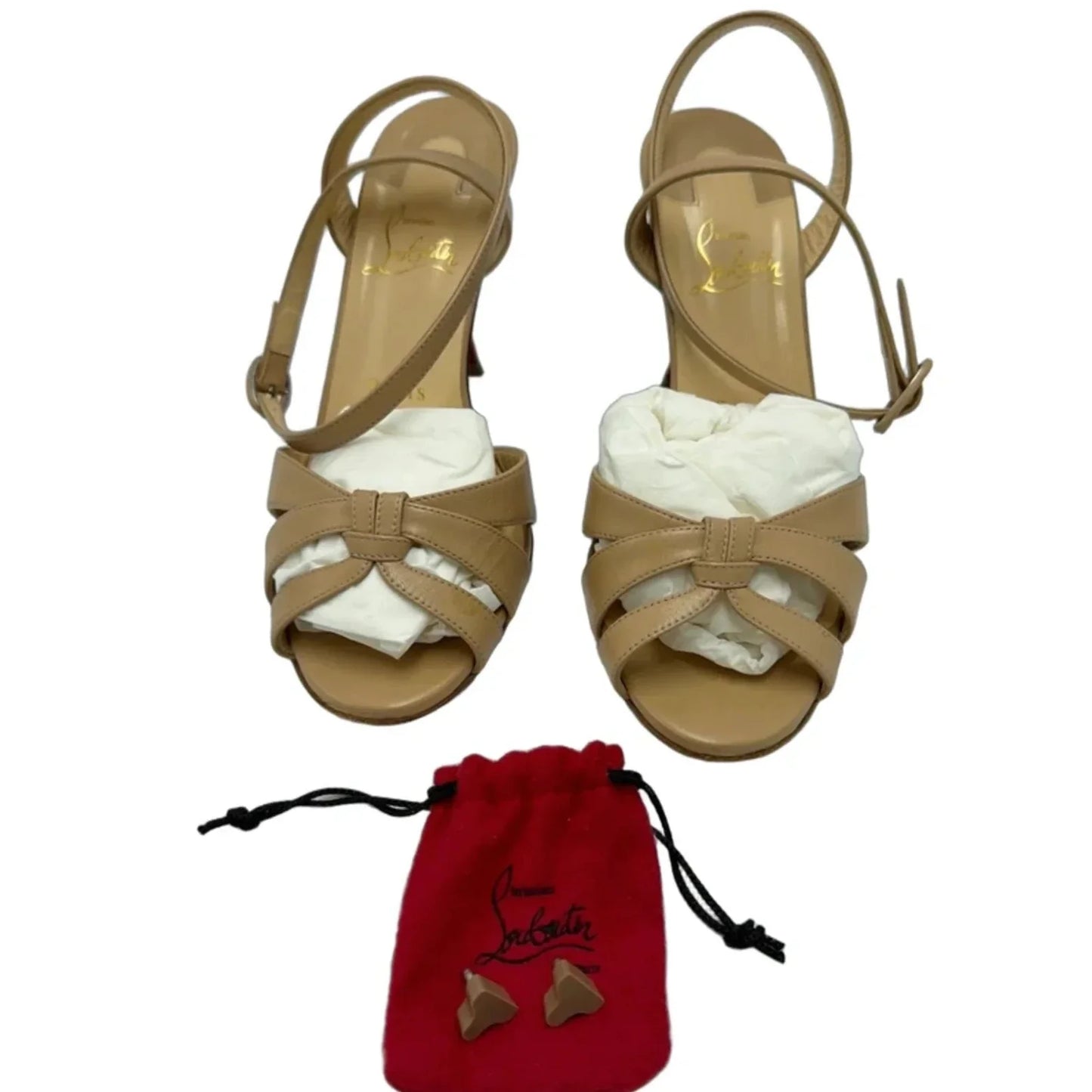 Christian Louboutin Trezuma 85 Luxury Shoes, Size: 6