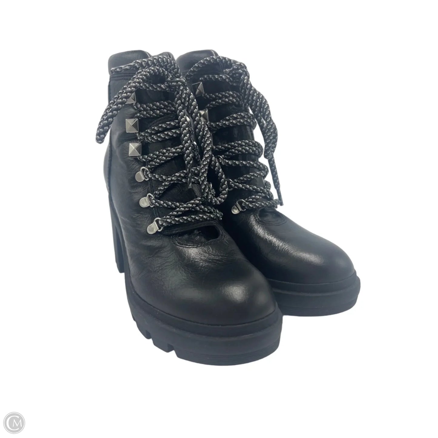 Boots Ankle Heels By Marc Fisher In Black, Size: 6