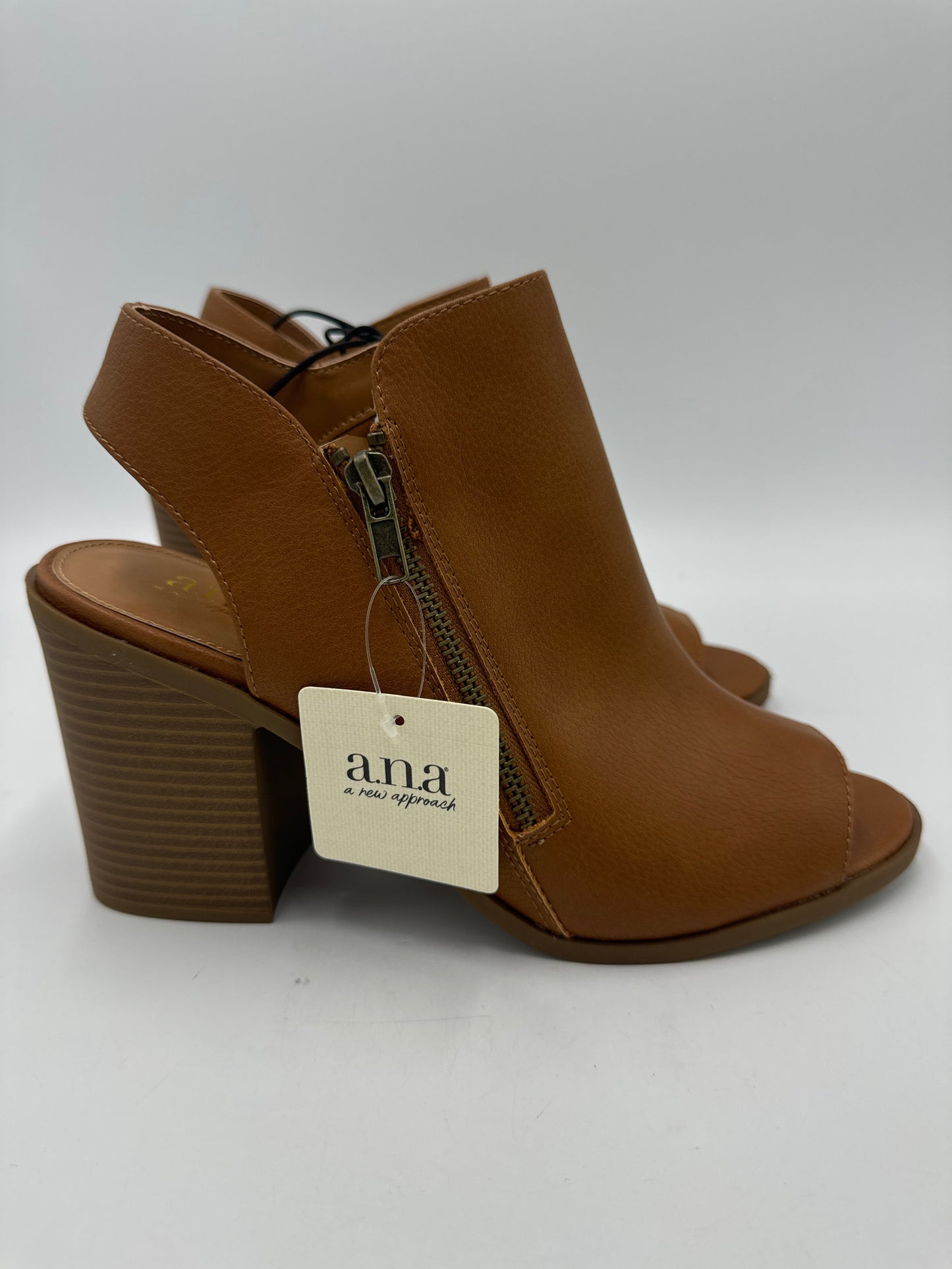 New! Shoes Heels By Ana In Brown, Size: 10