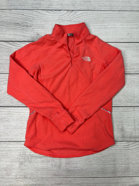 Jacket Fleece By North Face In Coral, Size: M