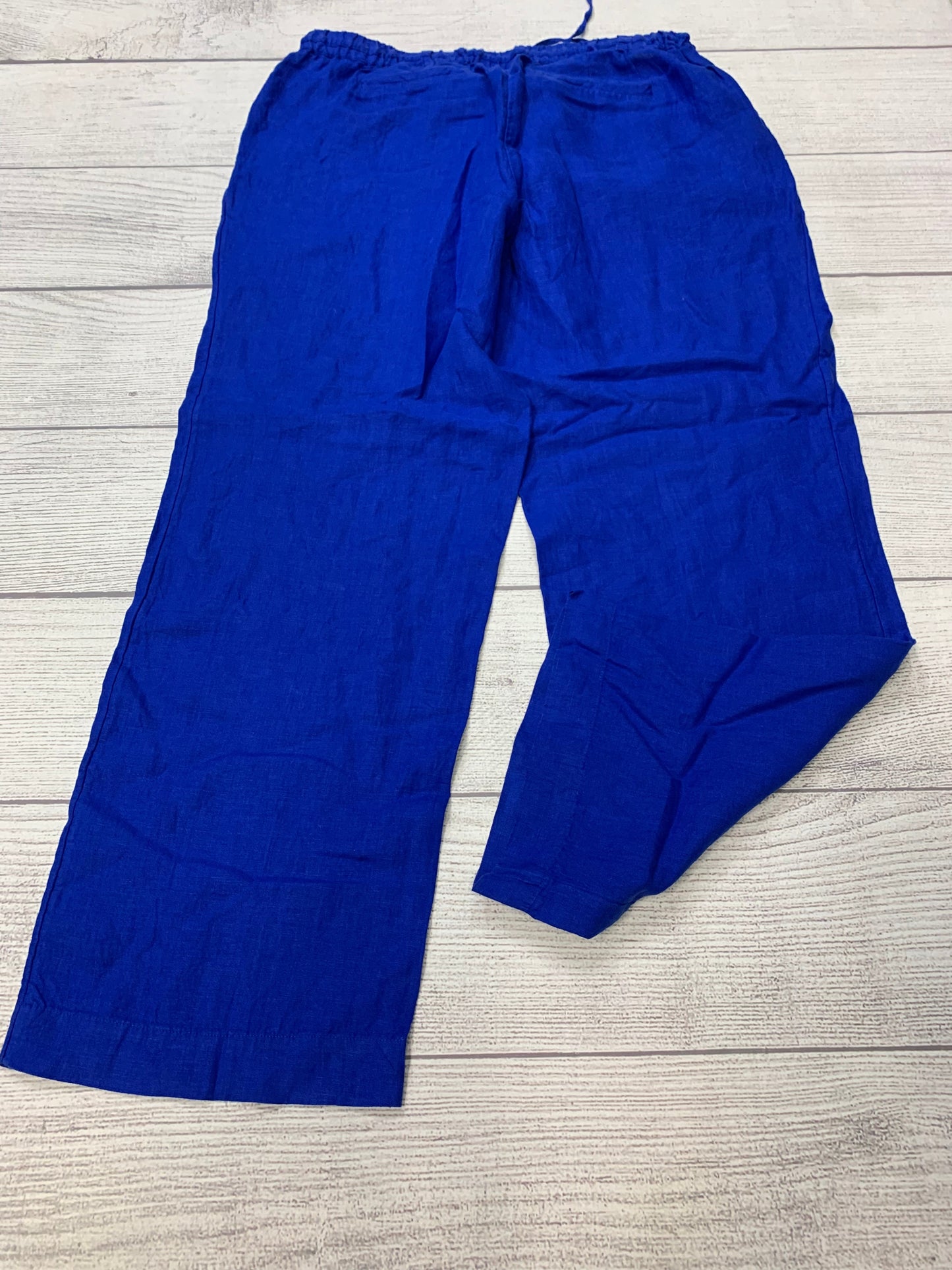 Blue Pants Linen Charter Club, Size L