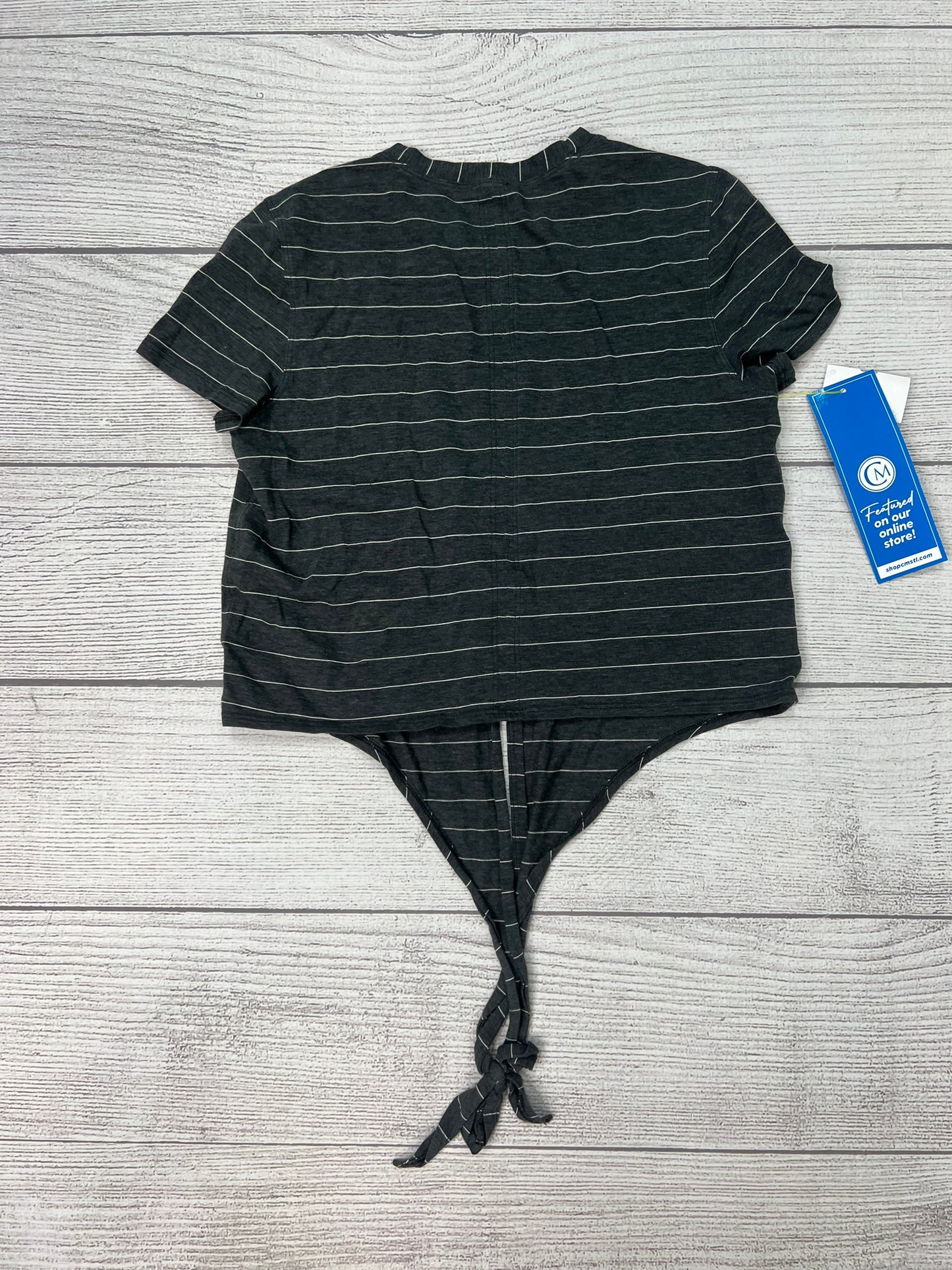 Striped Athletic Top Short Sleeve Lululemon, Size S