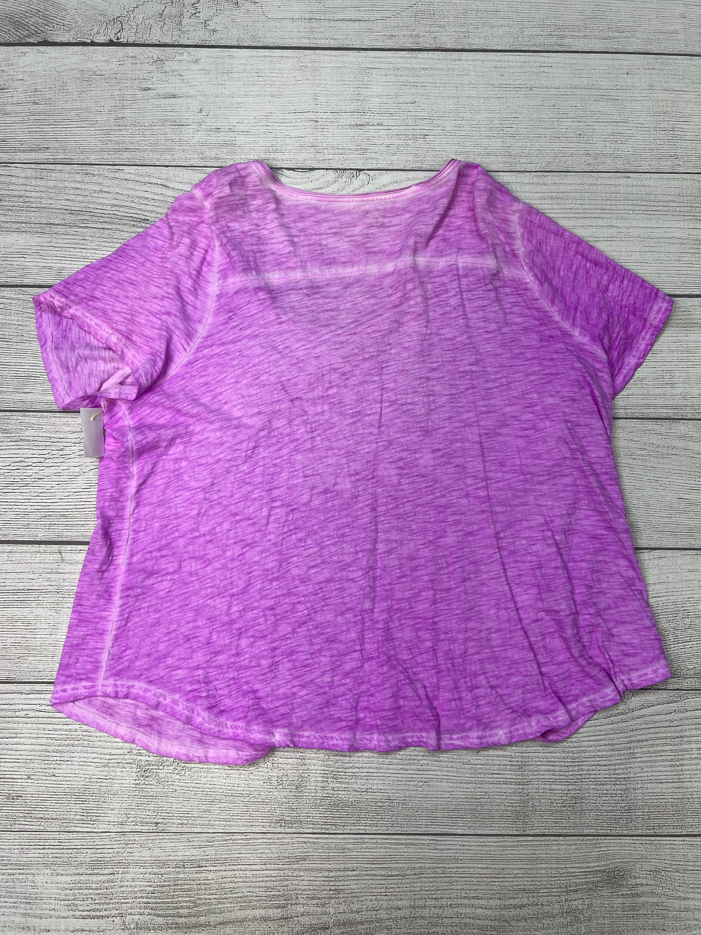 Purple Top Short Sleeve Lane Bryant, Size 2x