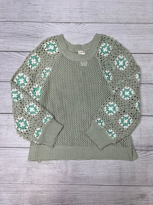 Sweater By Pol In Green, Size: L