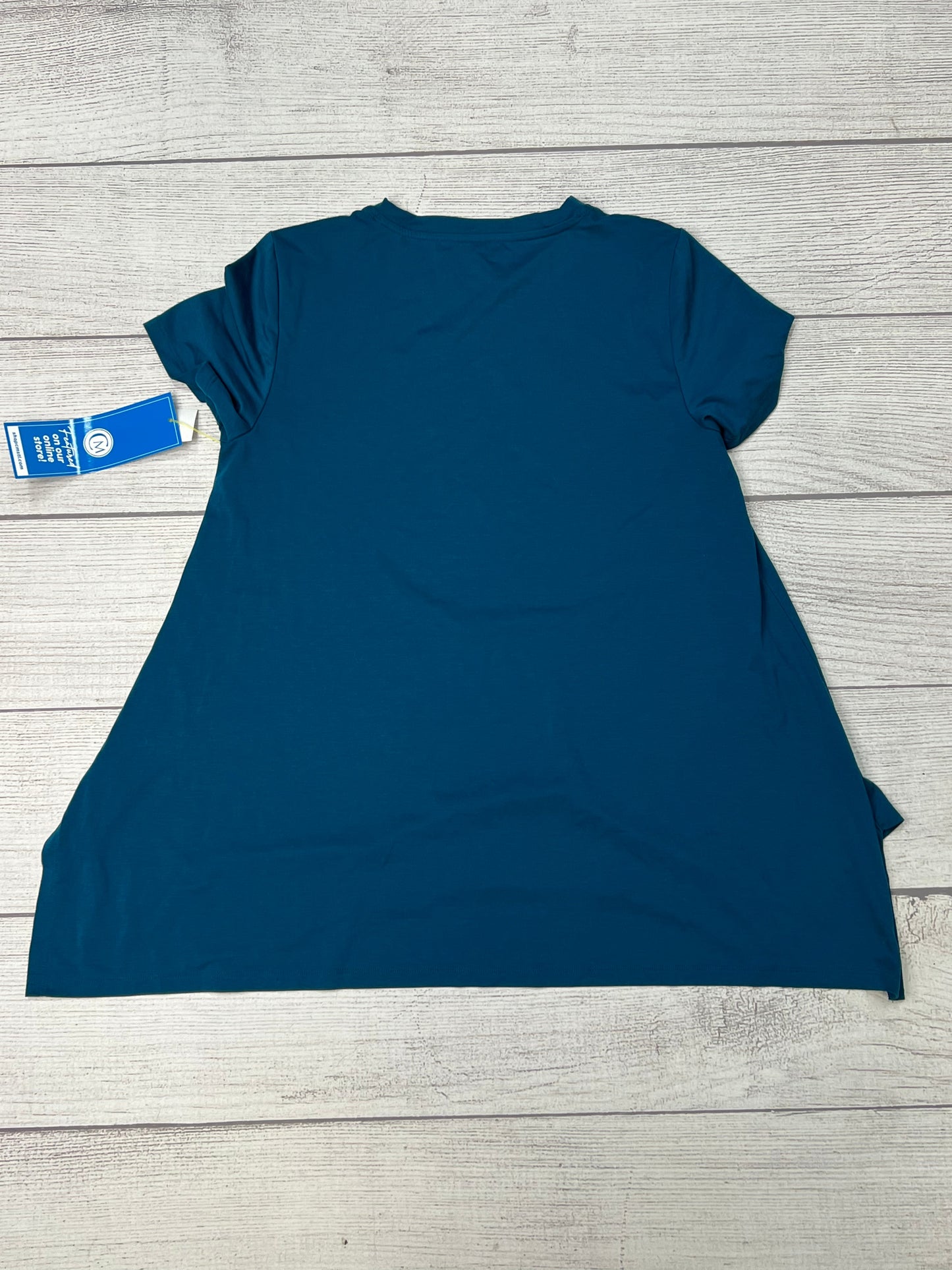 Athletic Top Short Sleeve By Athleta In Blue, Size: M