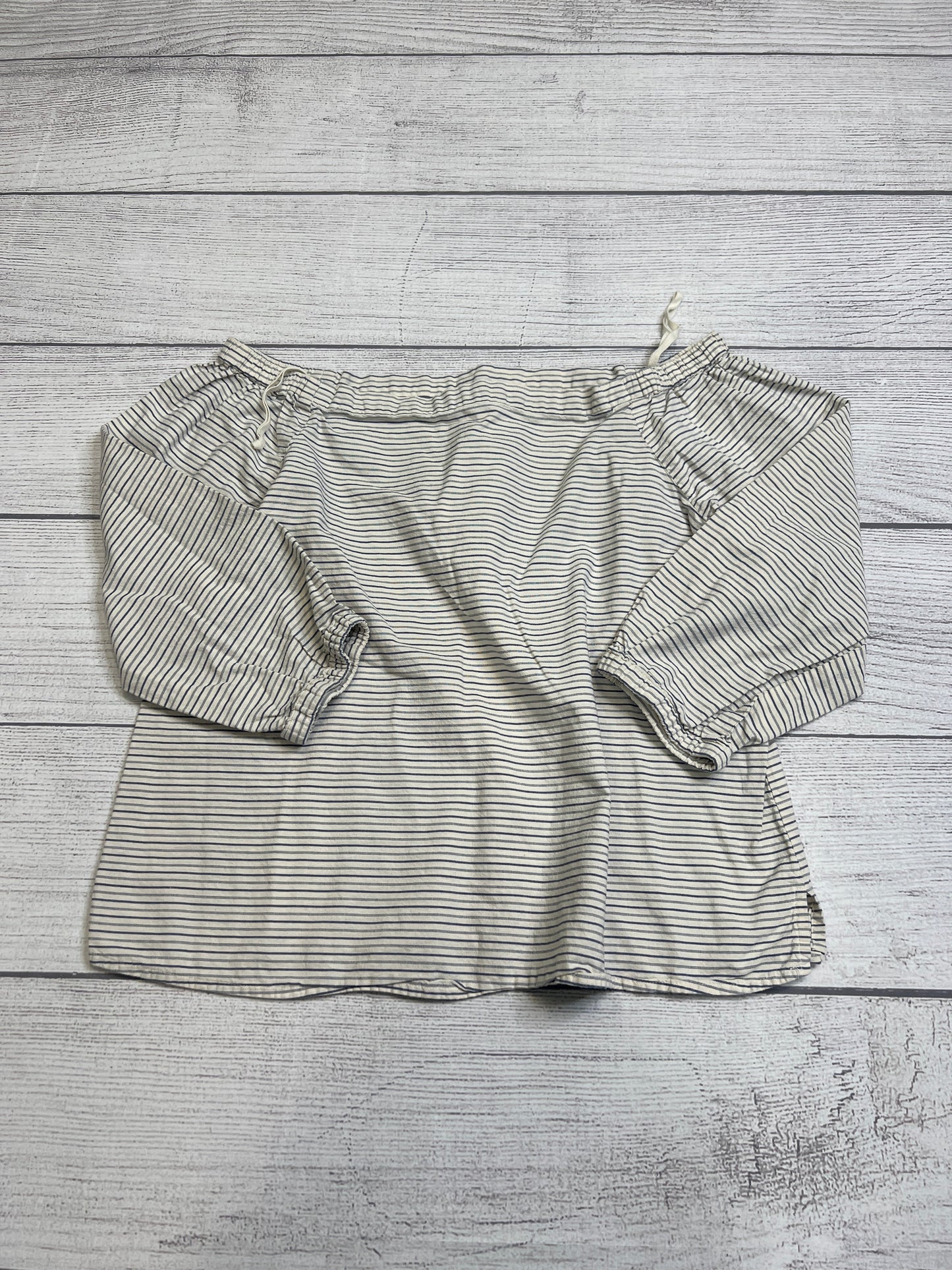 Top Long Sleeve By Madewell  Size: L