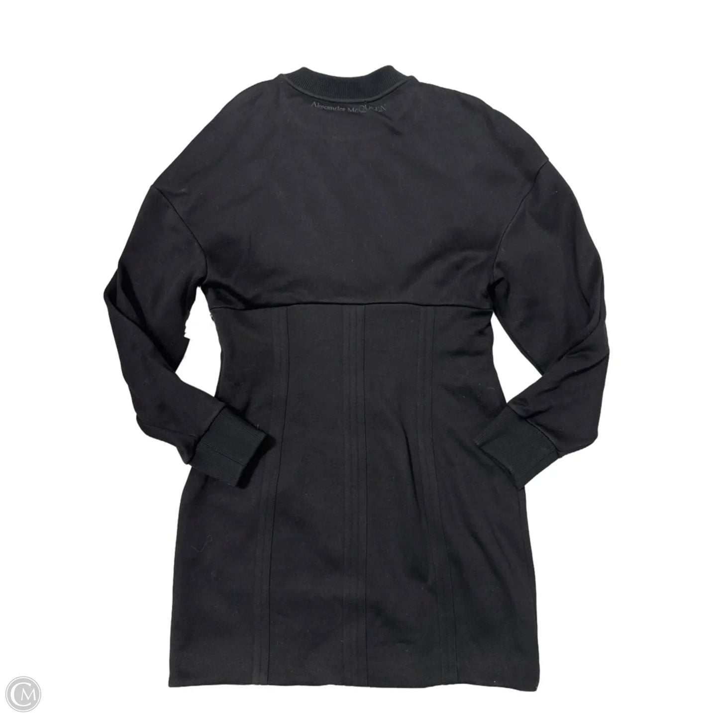 Dress Luxury Designer By Alexander Mcqueen In Black, Size: L