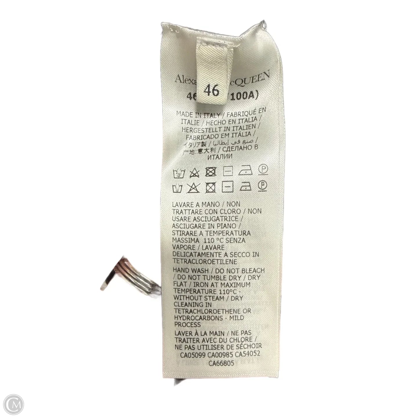 Dress Luxury Designer By Alexander Mcqueen In Black, Size: L