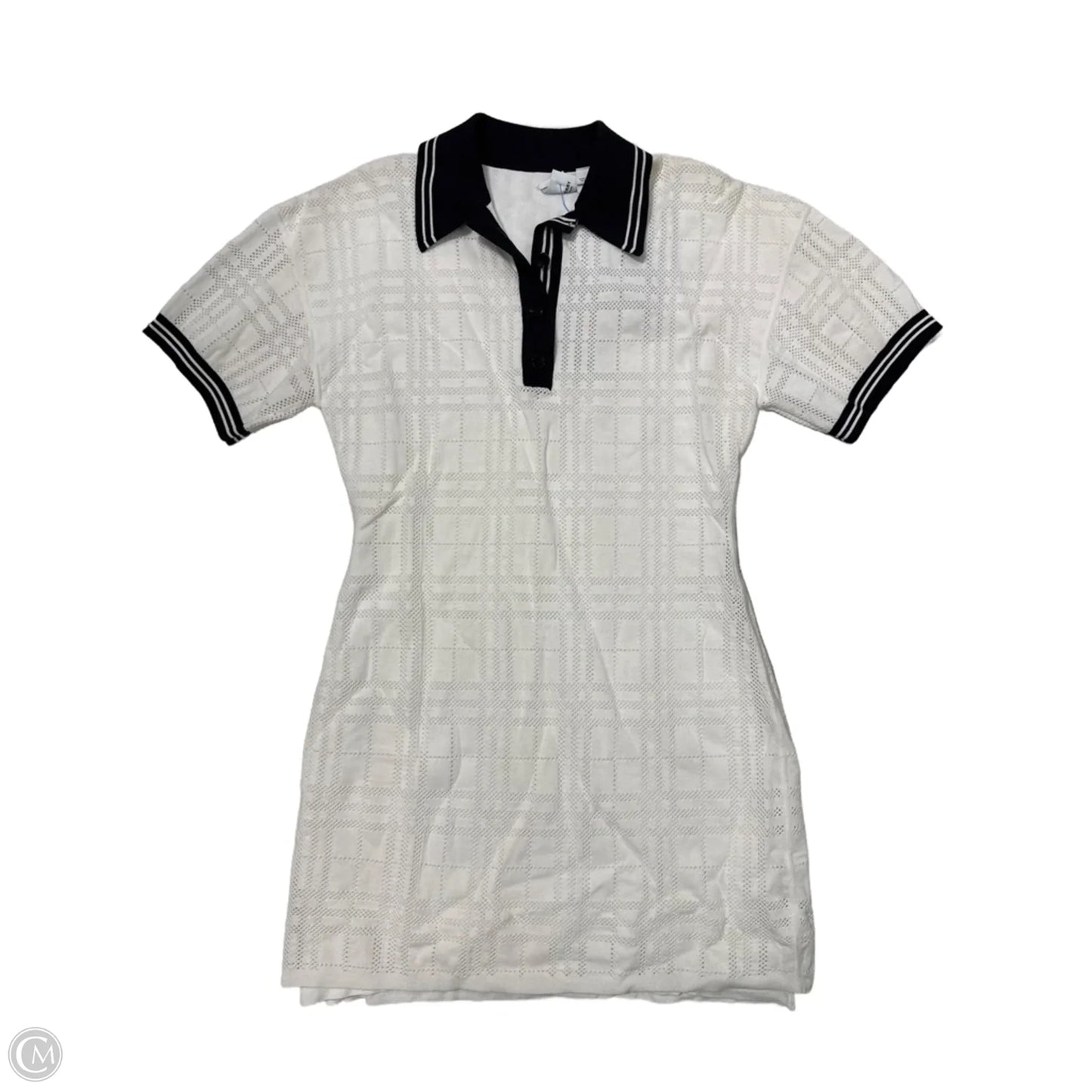 Dress Luxury Designer By Burberry In White, Size: S