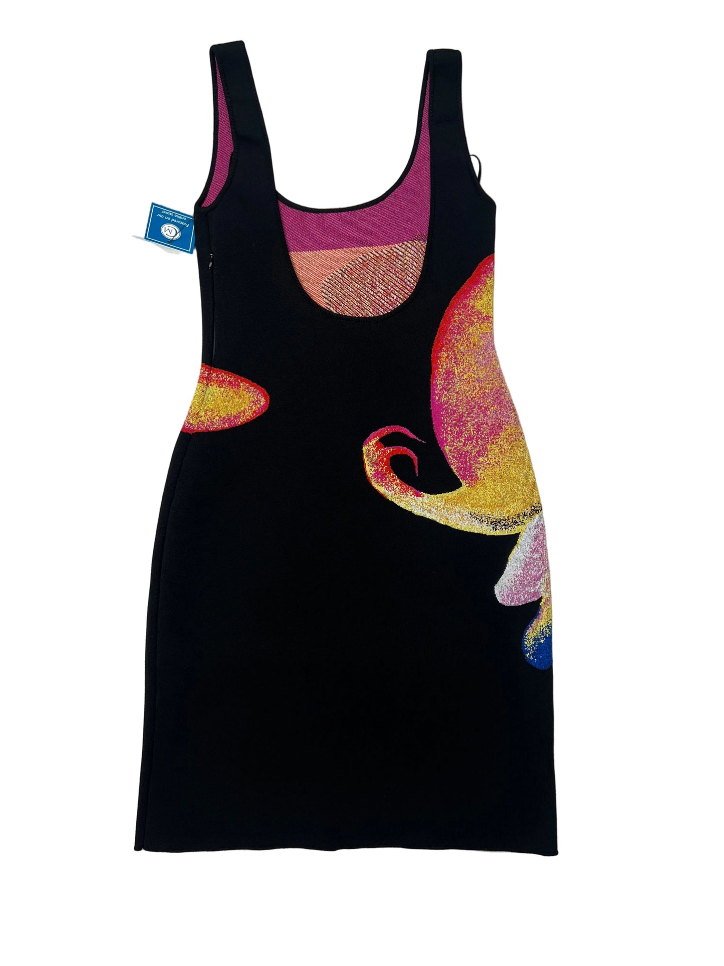 Alexander McQueen Designer Jacquard Knit Dress    Size: Xs