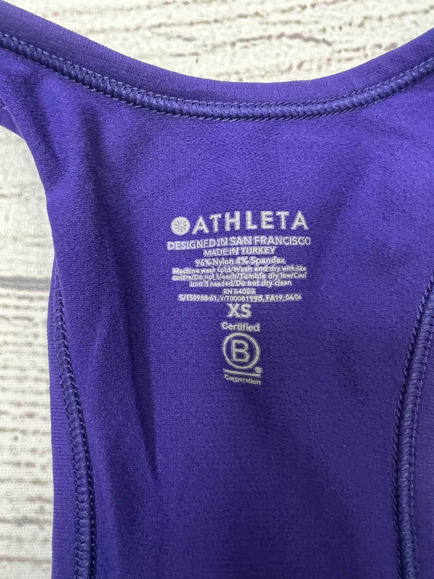 Athletic Tank Top By Athleta  Size: Xs