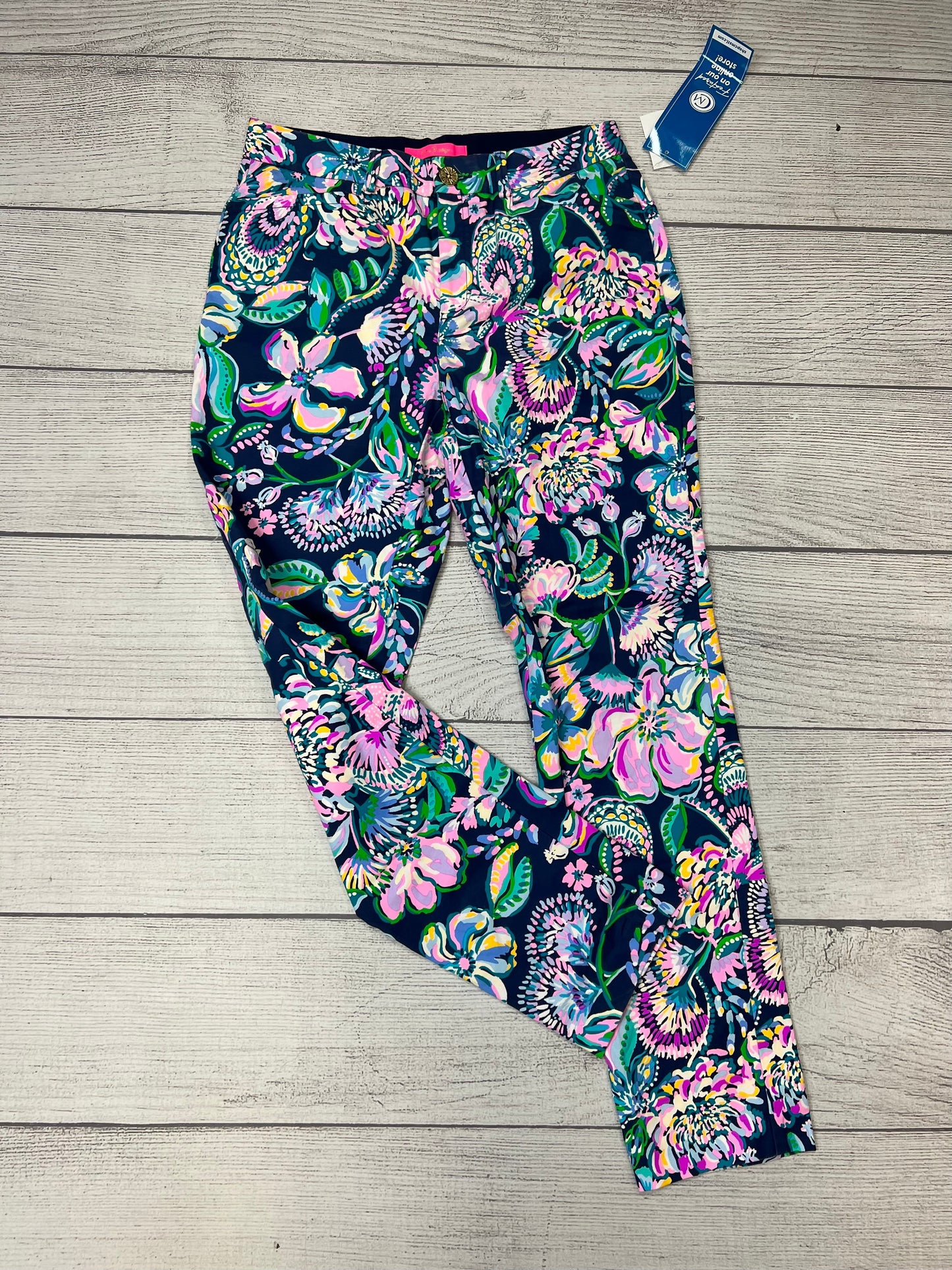 Multi-colored Pants Ankle Lilly Pulitzer, Size 8