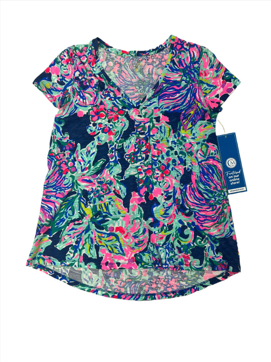 Multi-colored Top Short Sleeve Lilly Pulitzer, Size Xs