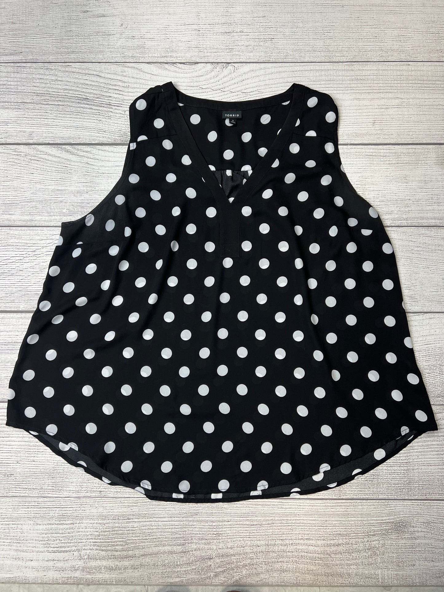 Polkadot Top Sleeveless Torrid, Size 3x