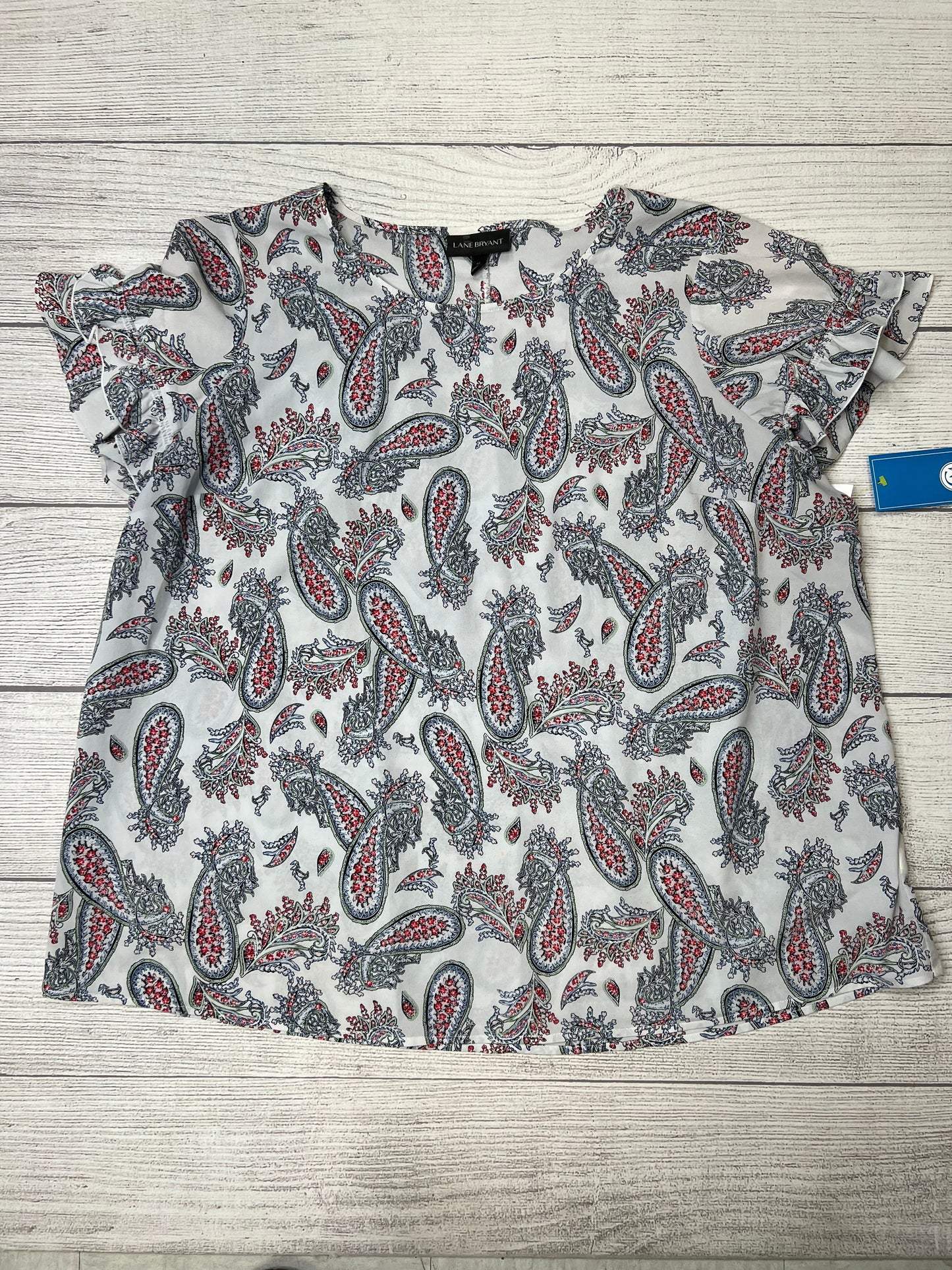 Print Top Short Sleeve Lane Bryant, Size 2x