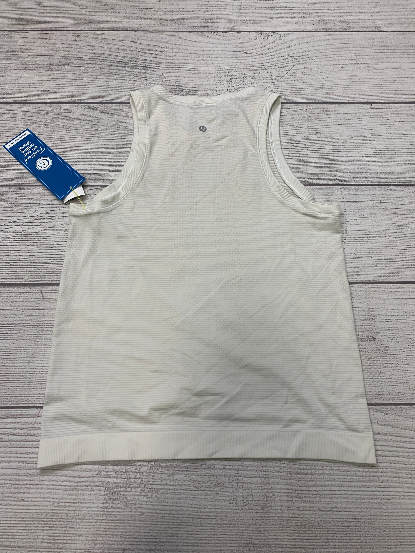 White Athletic Tank Top Lululemon, Size S