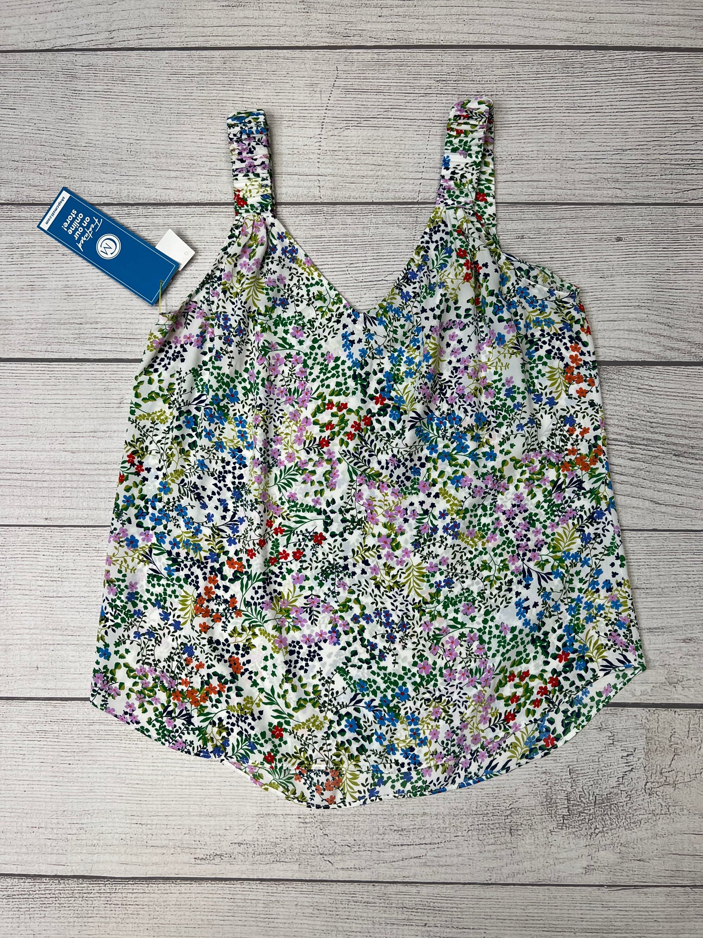 Top Sleeveless By Cabi In Floral, Size: S