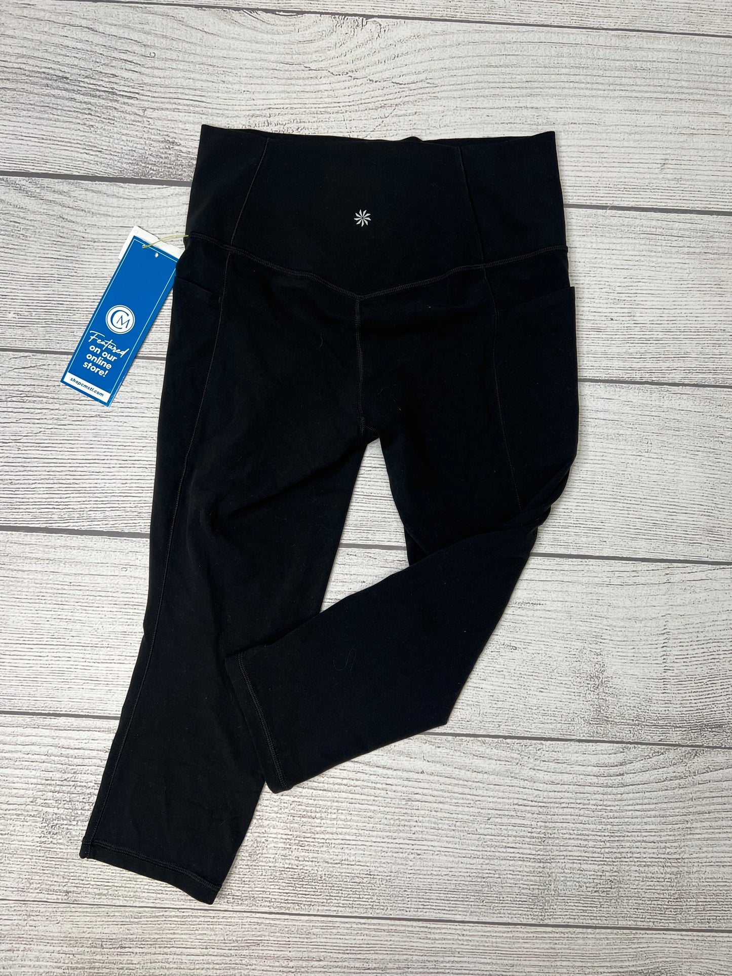 Athletic Capris By Athleta In Black, Size: M