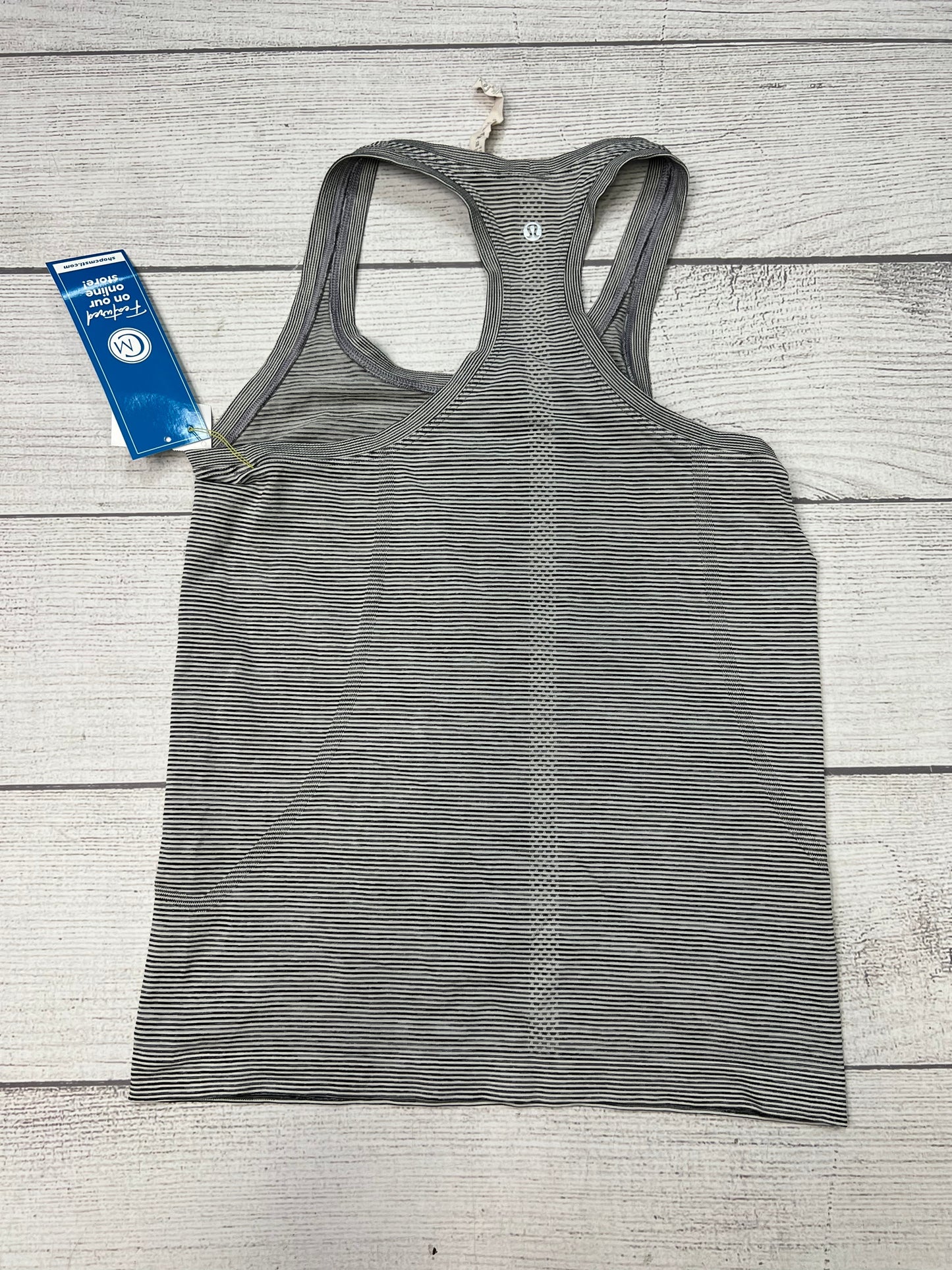 Athletic Tank Top By Lululemon In Striped, Size: M