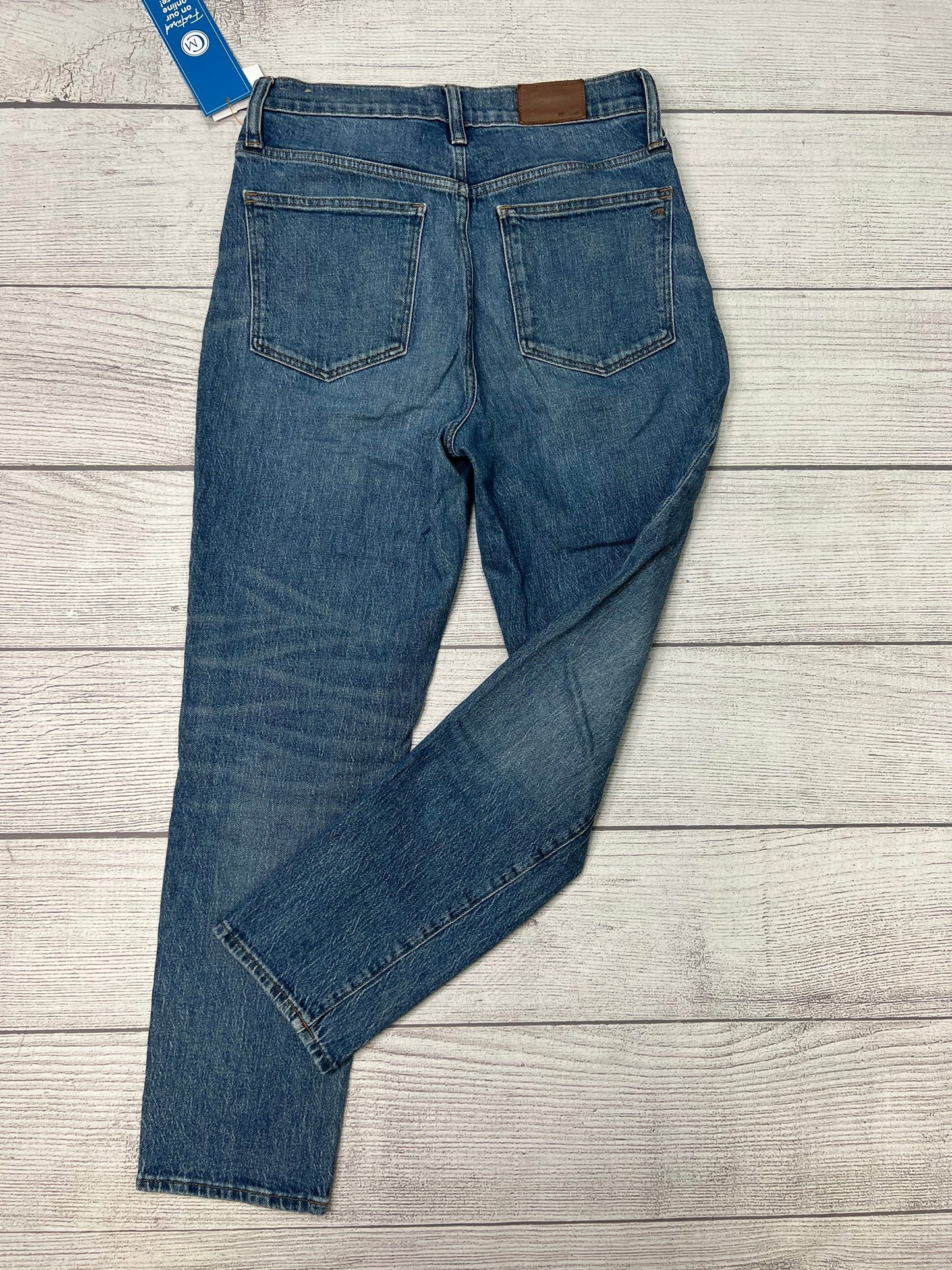 Jeans Straight By Madewell In Blue, Size: 6