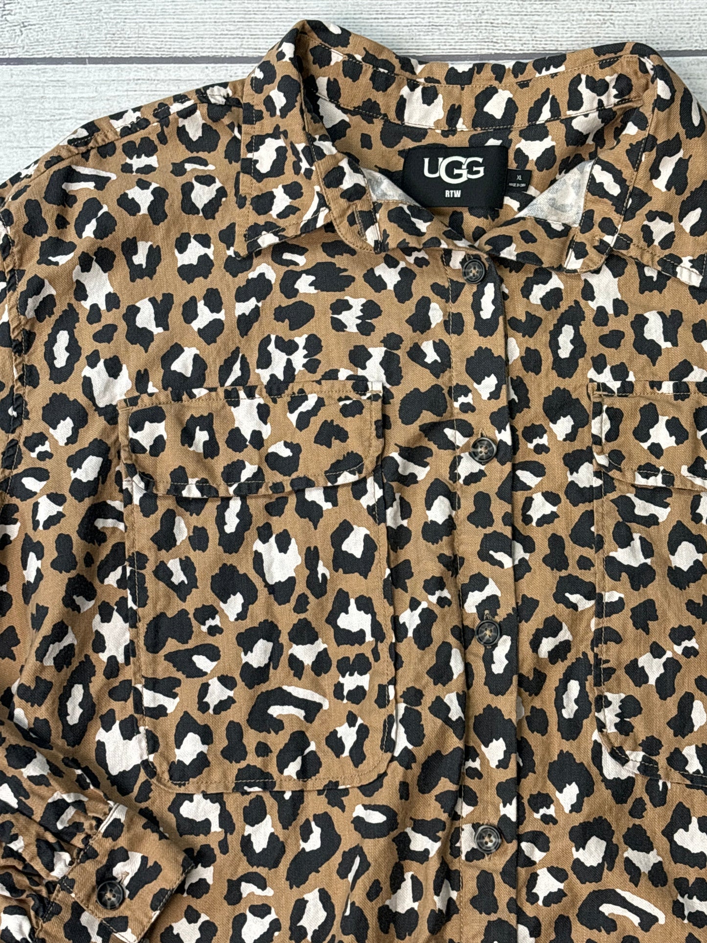 Dress Casual Short By Ugg In Animal Print, Size: Xl