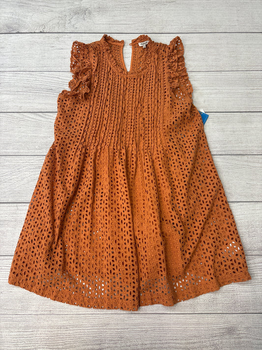 Dress Casual Short By Madewell In Orange, Size: Xl