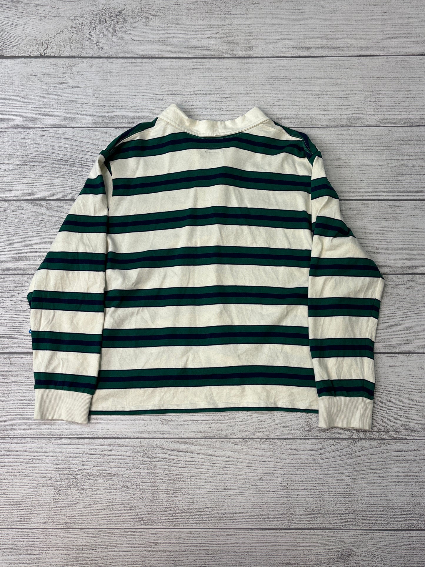 Top Long Sleeve By Vineyard Vines In Striped, Size: Xl