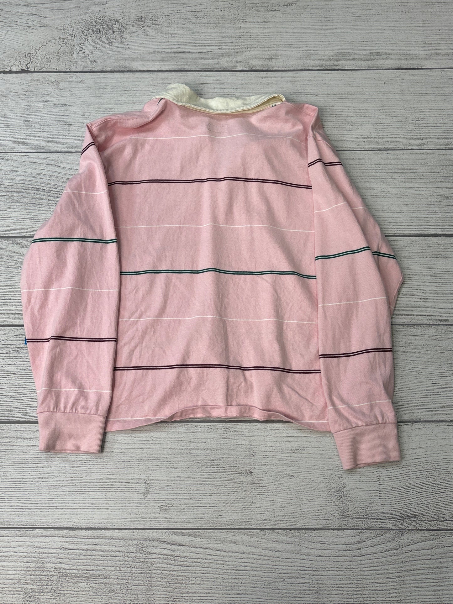 Top Long Sleeve By Vineyard Vines In Light Pink, Size: Xl