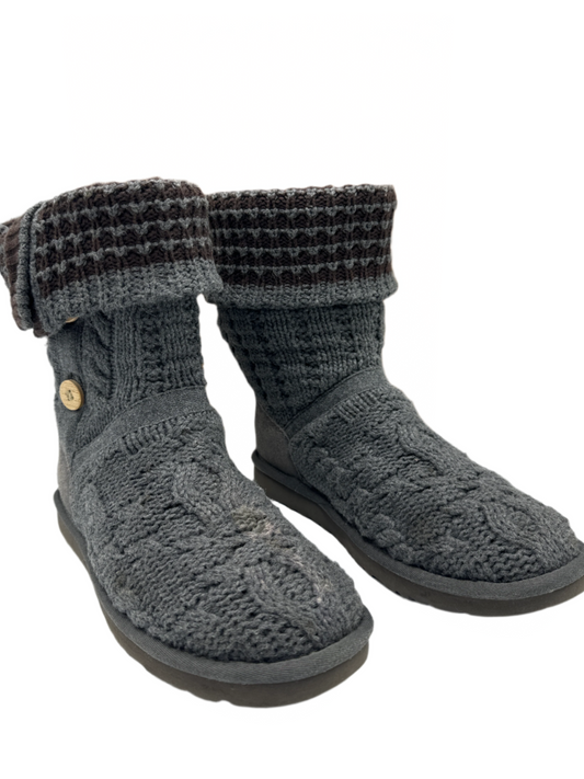 Boots Designer By Ugg In Grey, Size: 8