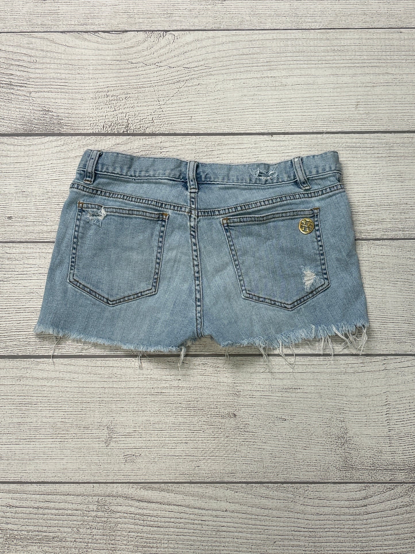 Shorts Designer By Tory Burch In Denim, Size: 4