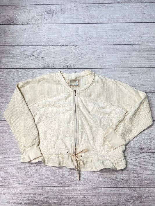 Jacket Other By Anthropologie In Cream, Size: M