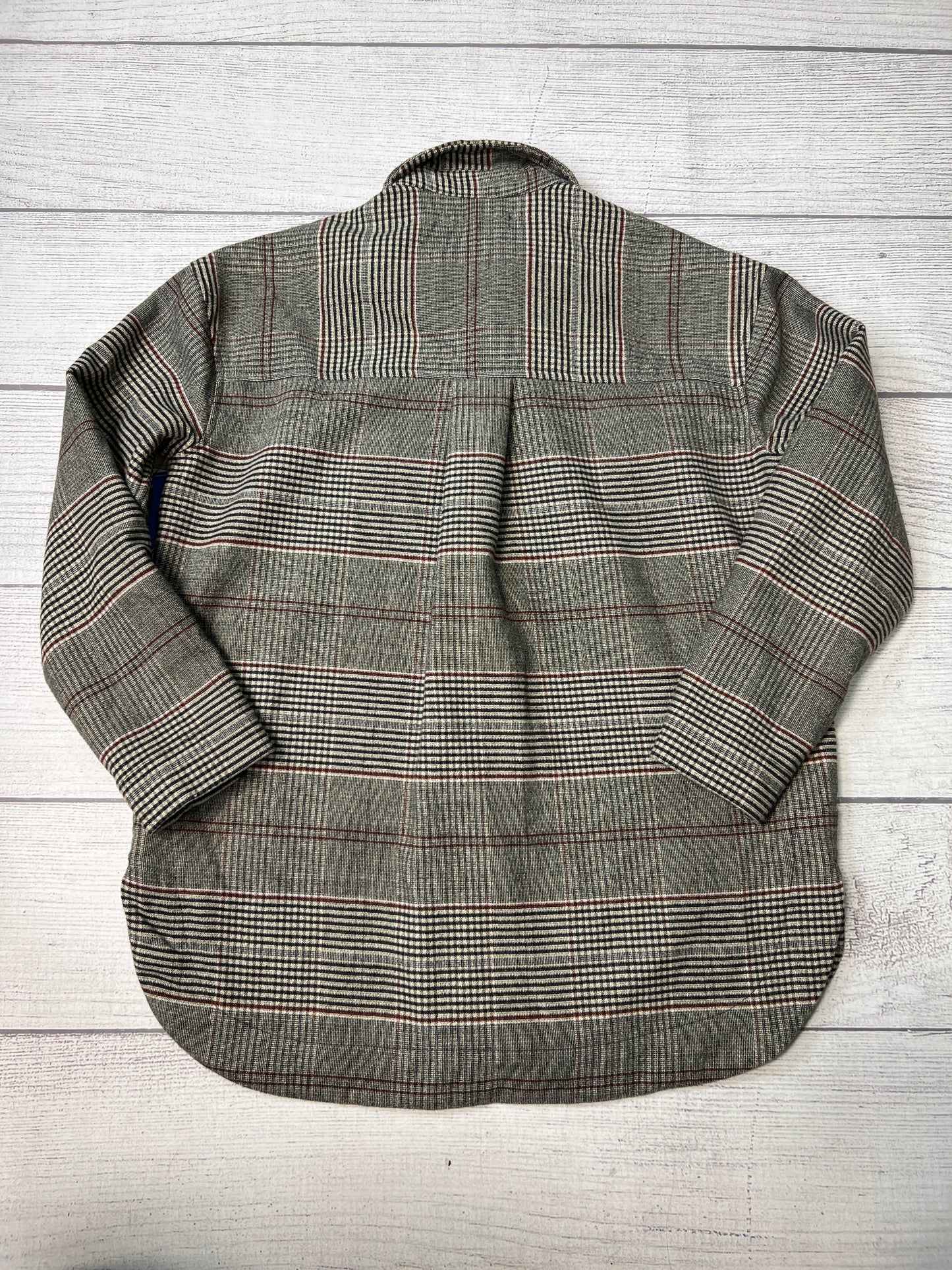 New! Jacket Shirt By Madewell In Plaid, Size: Xs