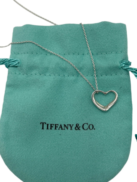 Tiffany & Company Elsa Peretti Open Heart Designer Luxury Necklace