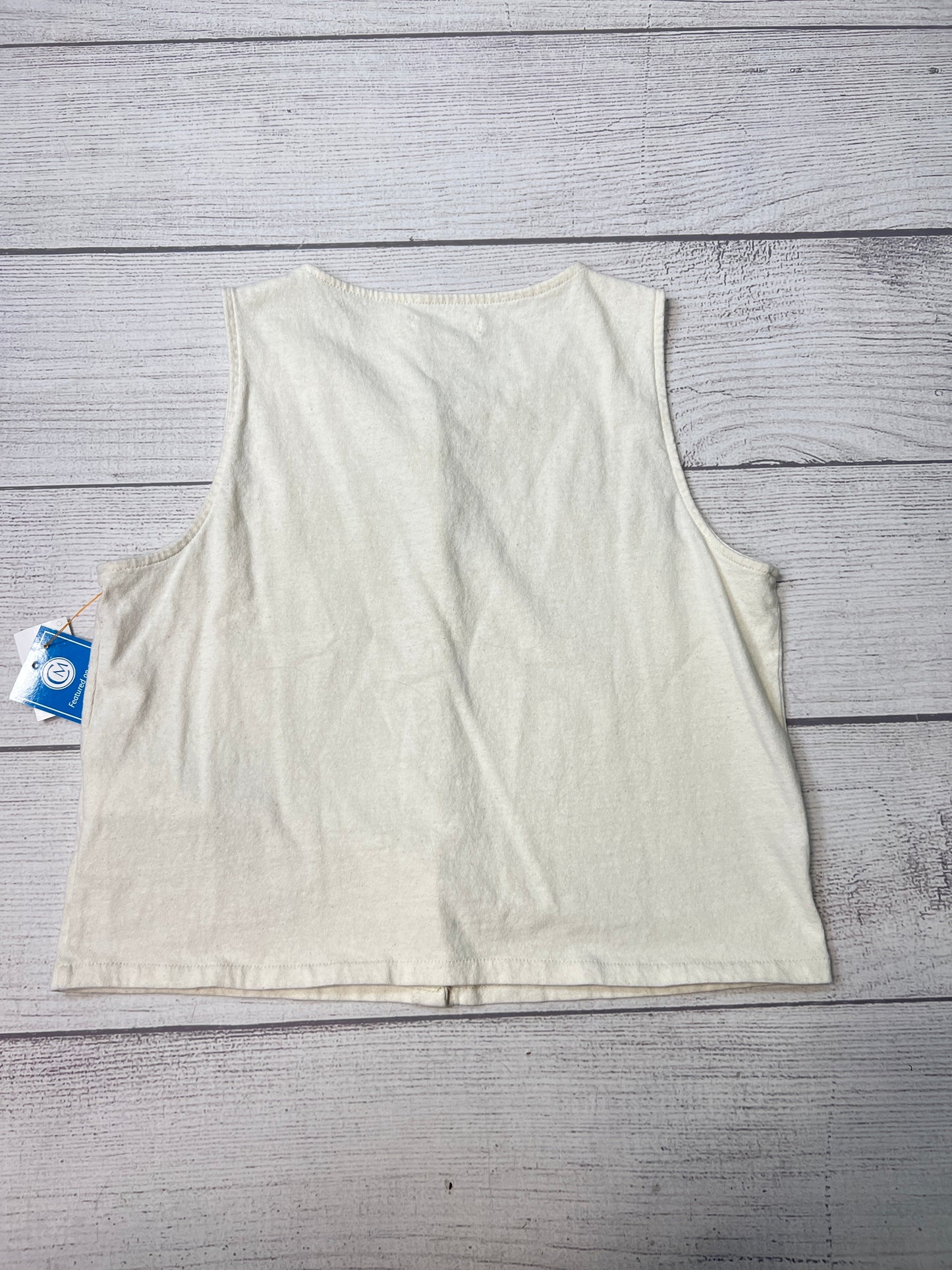 Top Sleeveless By Madewell In Cream, Size: S