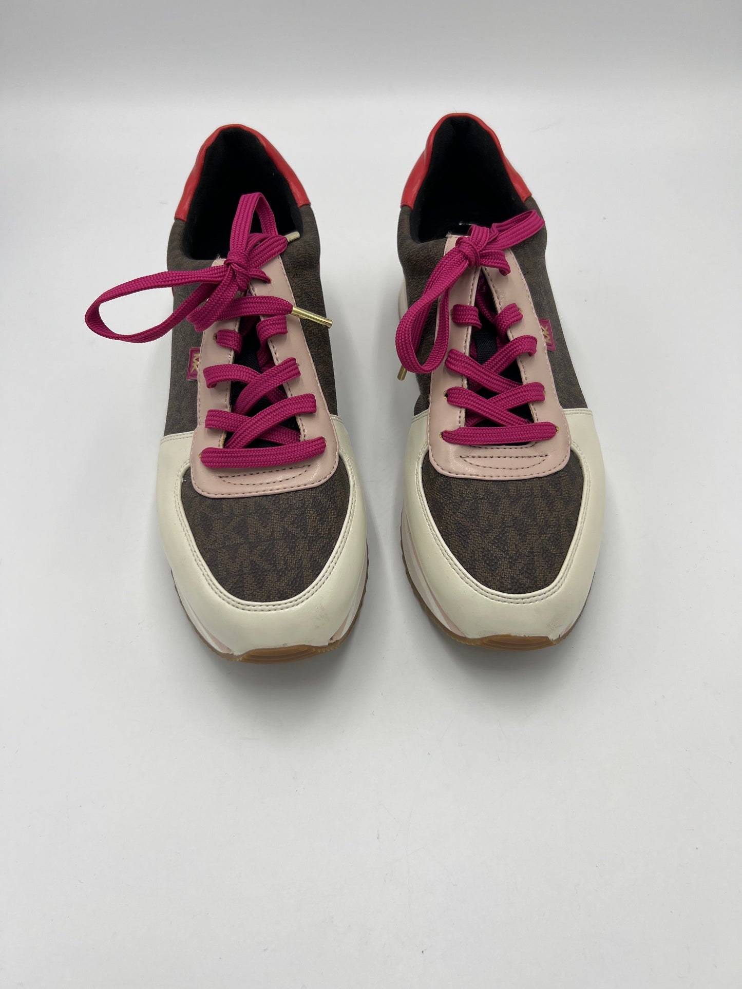 Shoes Designer By Michael Kors In Monogram, Size: 9.5