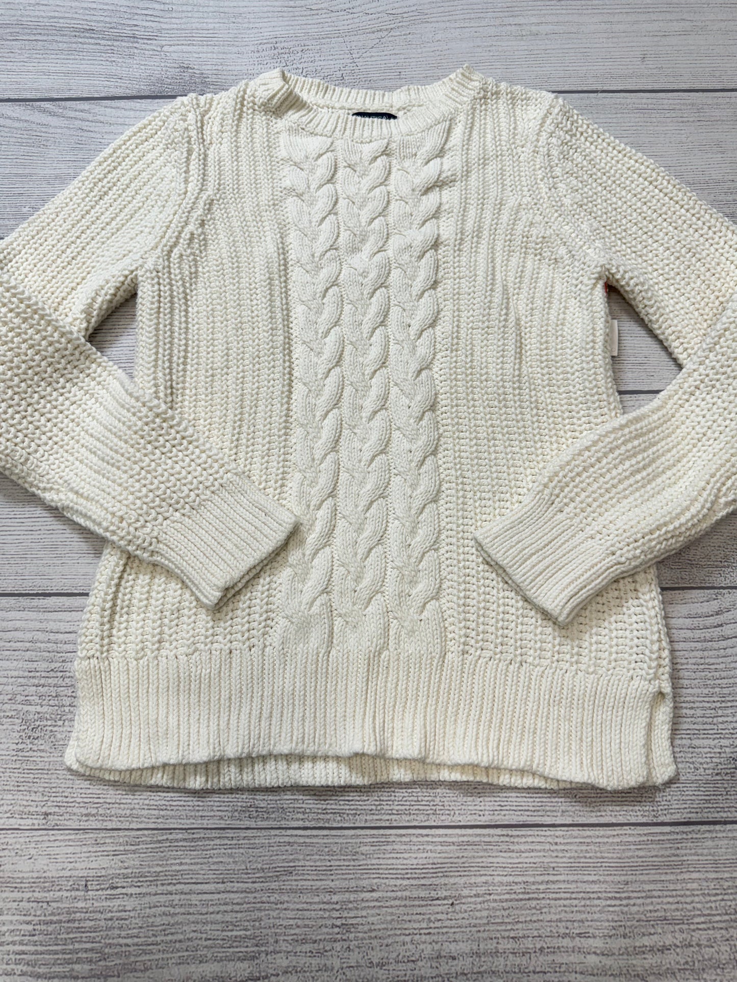 Sweater By Nautica In White, Size: L