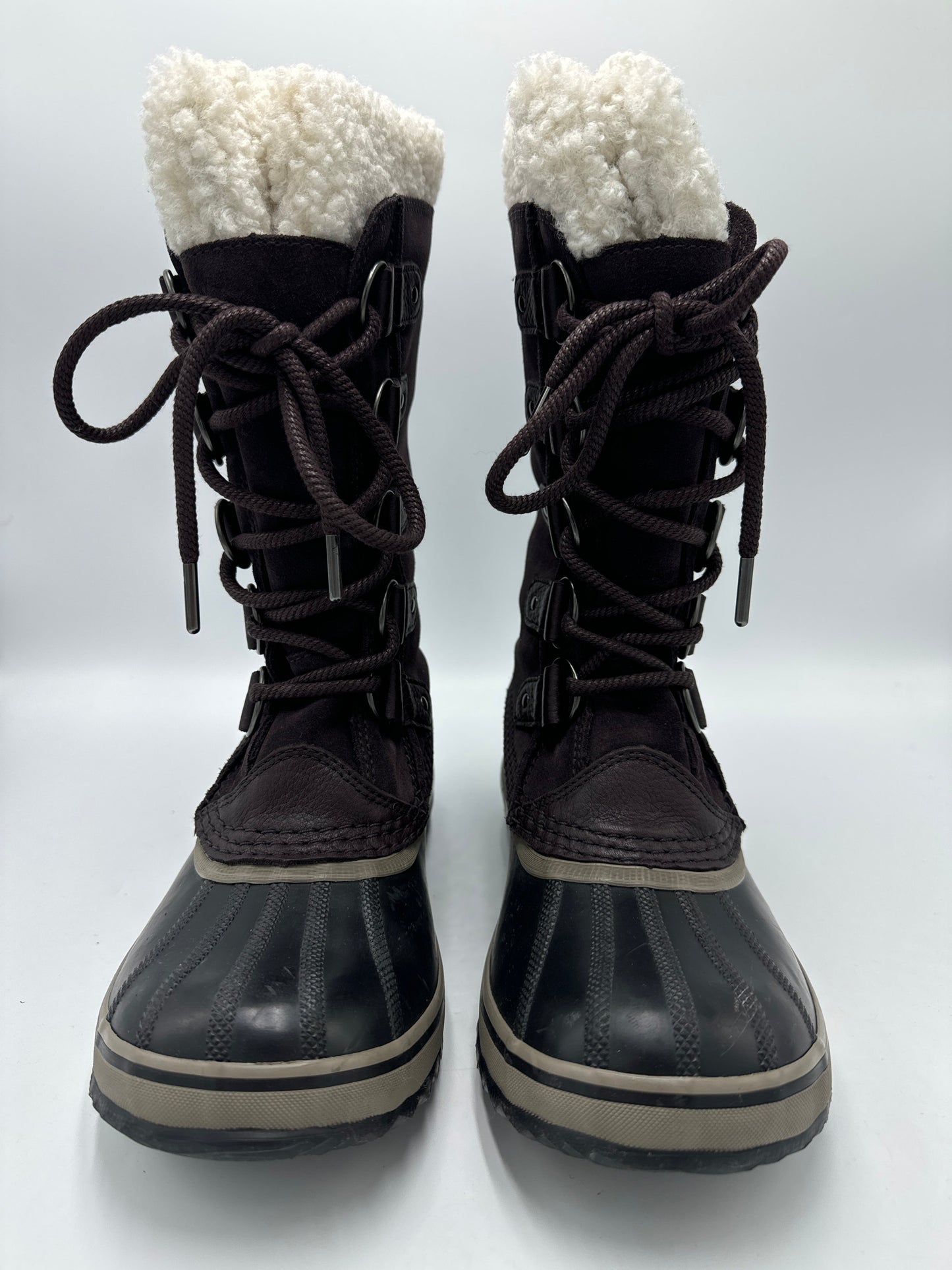 Sorel Joan Of Arc Designer Boots In Brown, Size: 8.5