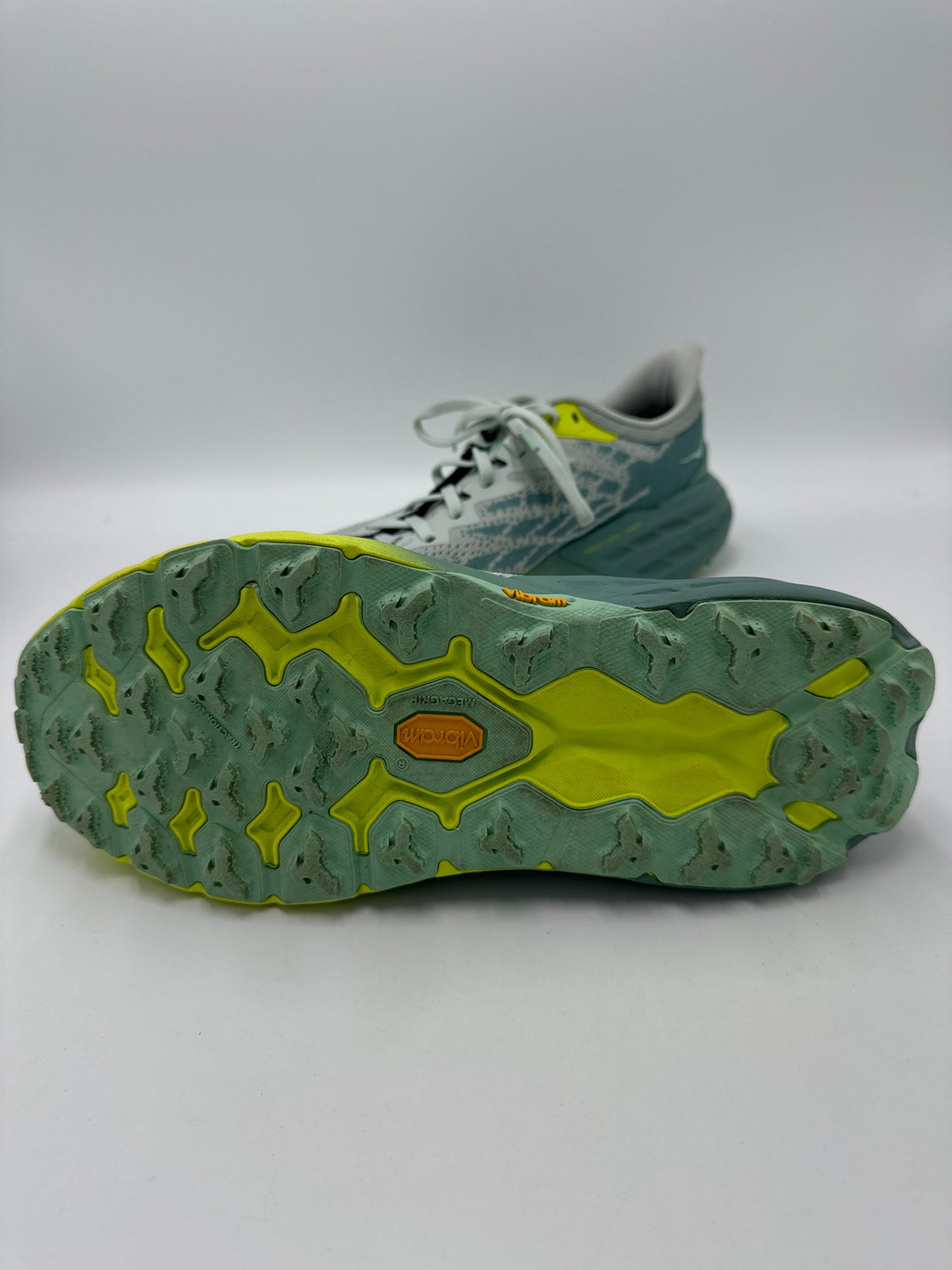 Shoes Designer By Hoka In Green, Size: 10