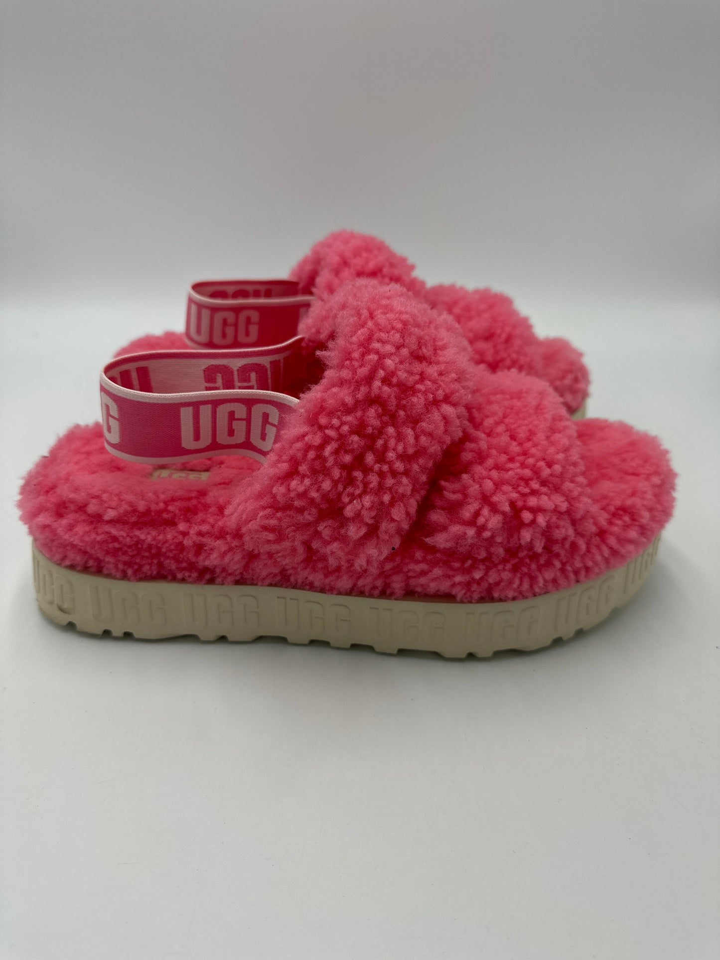 Shoes Designer By Ugg In Pink, Size: 8