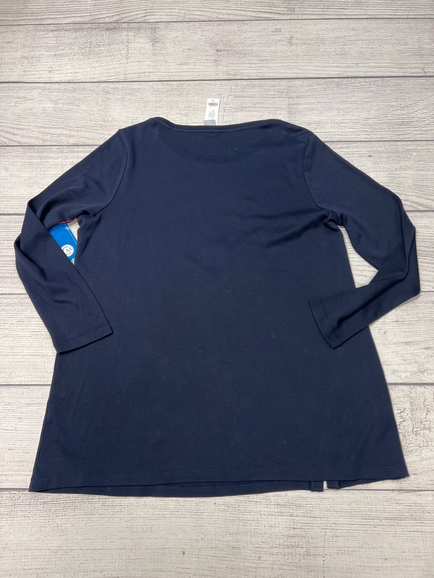 New! Top Long Sleeve By Chicos In Navy, Size: Xl