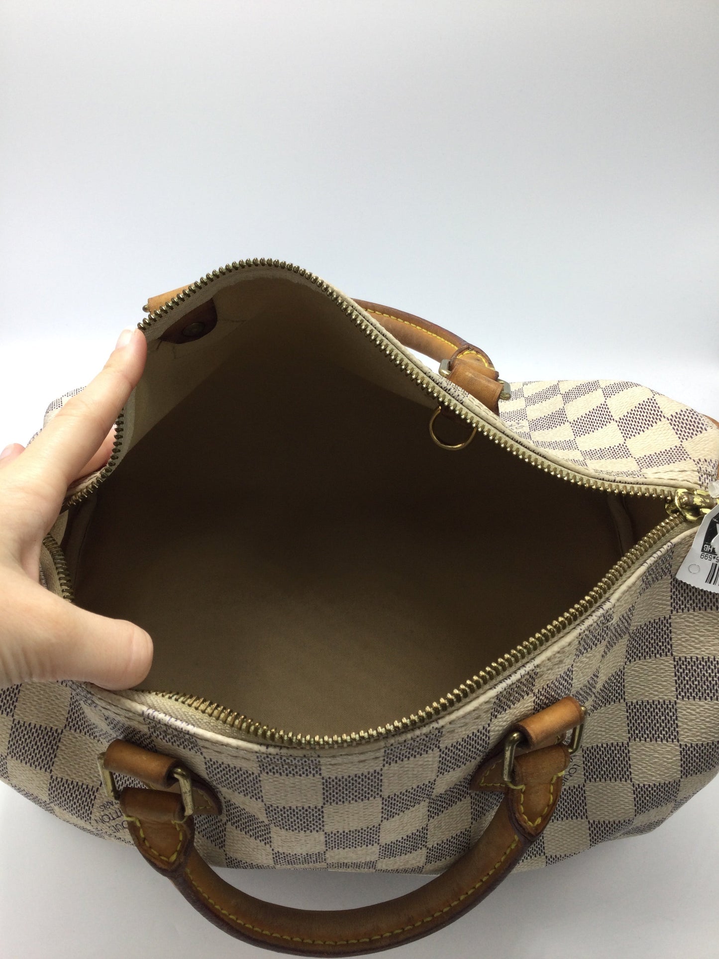 Louis Vuitton Damier Speedy 30 Designer Luxury Bag