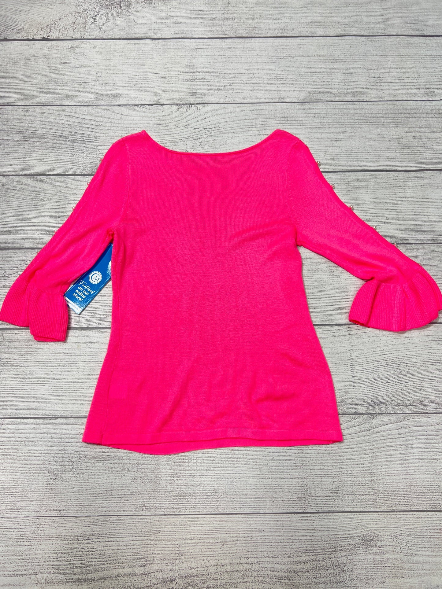 Top 3/4 Sleeve By Lilly Pulitzer In Pink, Size: M