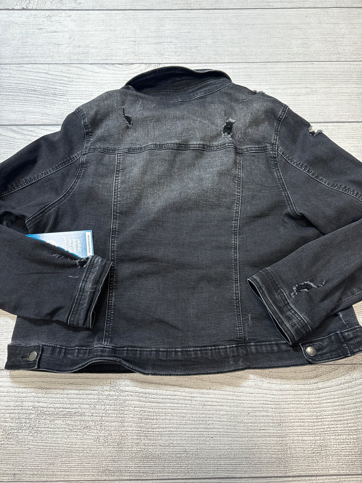 Jacket Denim By Altard State In Black, Size: 2x