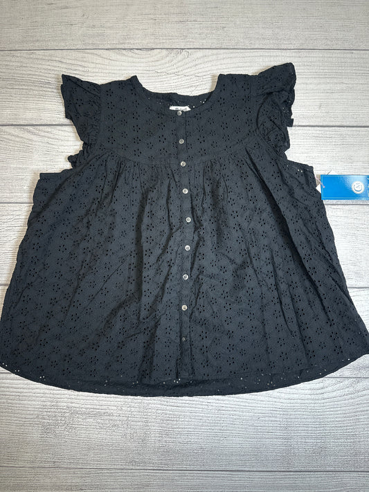 Top Sleeveless By Madewell In Black, Size: 2x