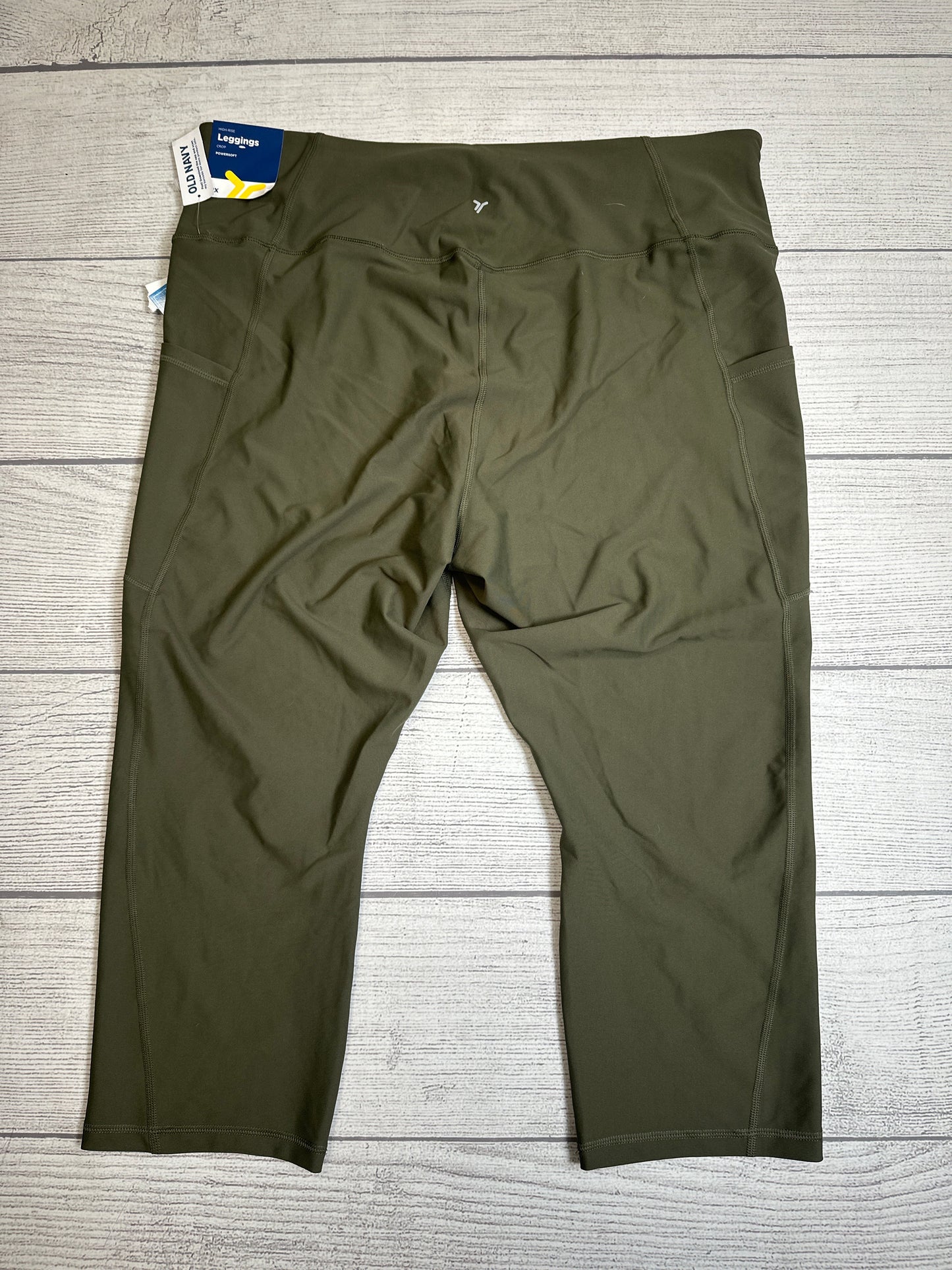 Athletic Capris By Old Navy In Green, Size: 2x