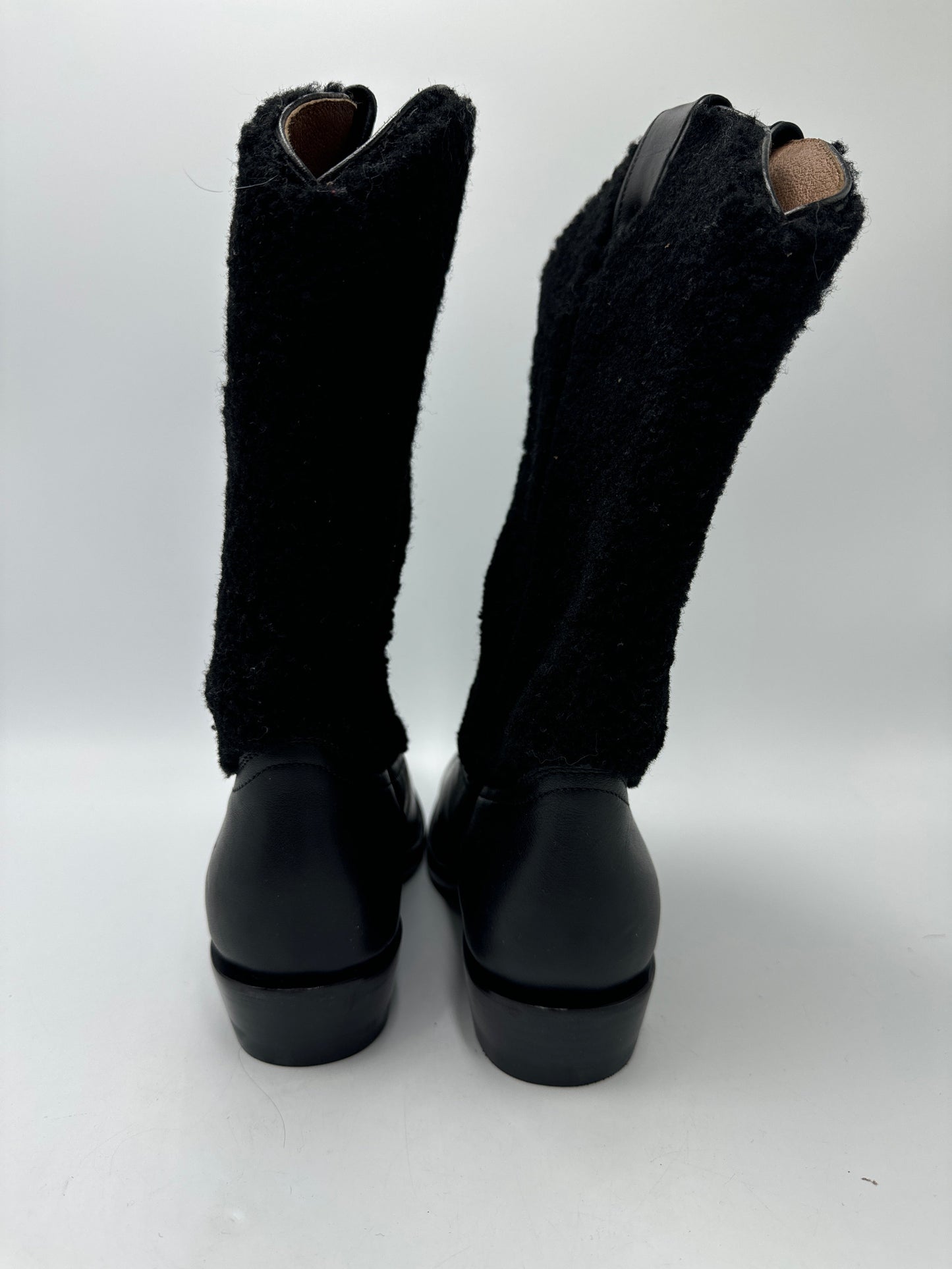 Boots Designer By Frye In Black, Size: 6