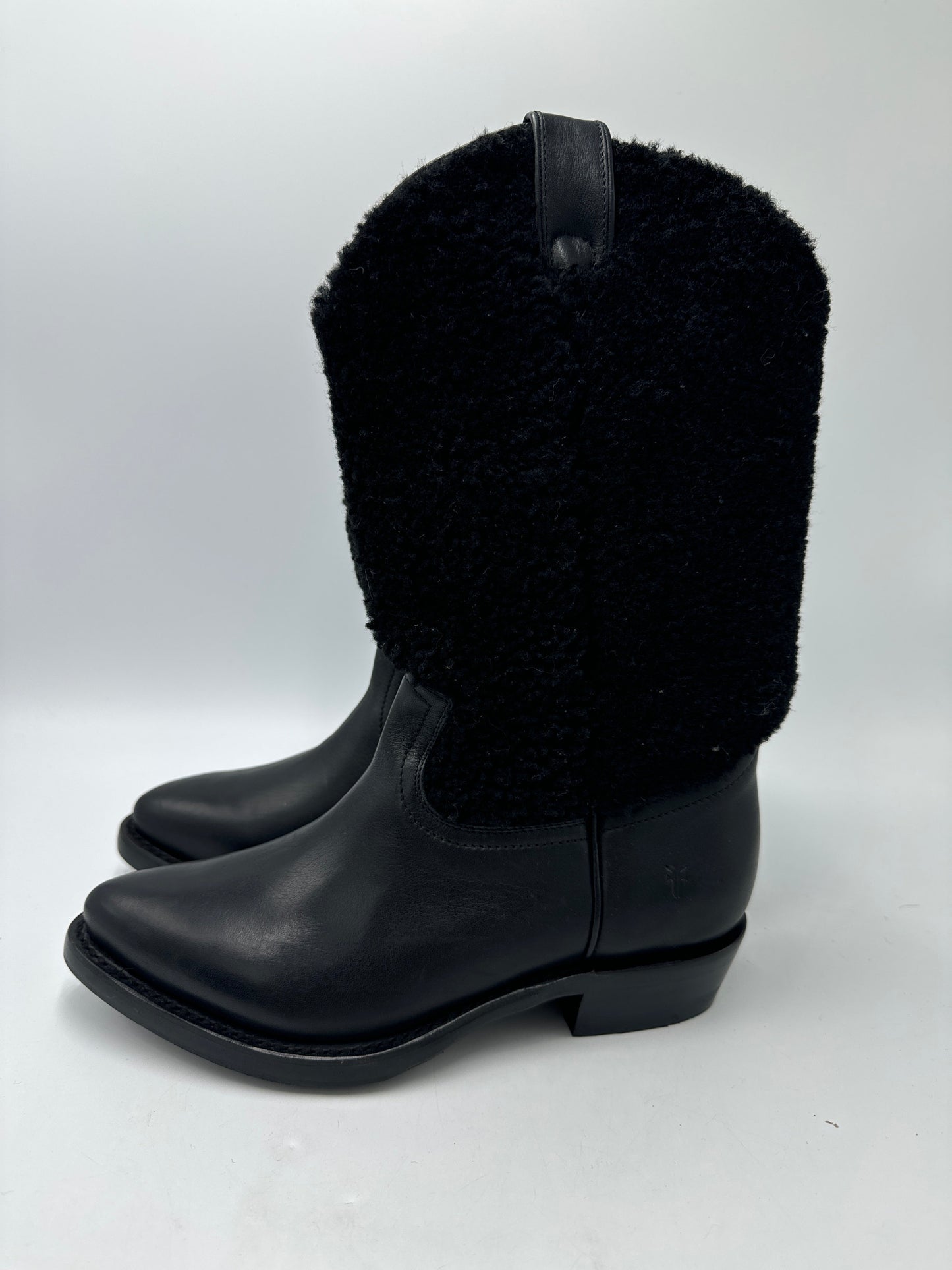 Boots Designer By Frye In Black, Size: 6